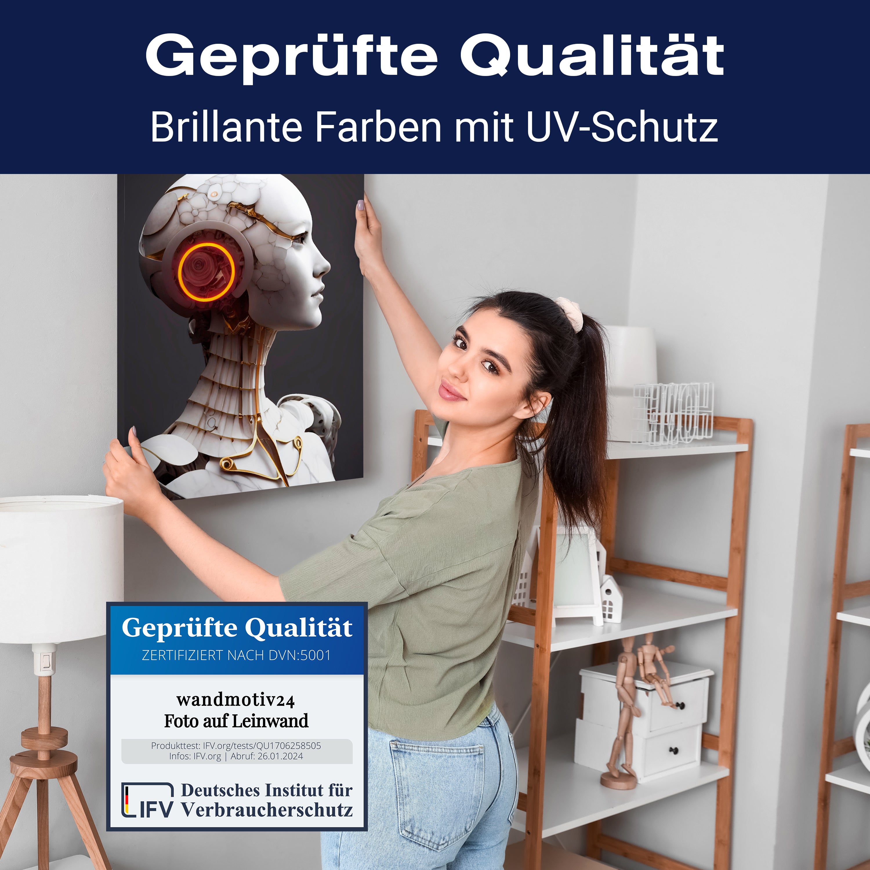 Leinwandbild Fantasy, Frau, Hochformat M0644 kaufen - Bild 4 Leinwandbild Fantasy, Frau, Hochformat M0644 kaufen - Bild 4