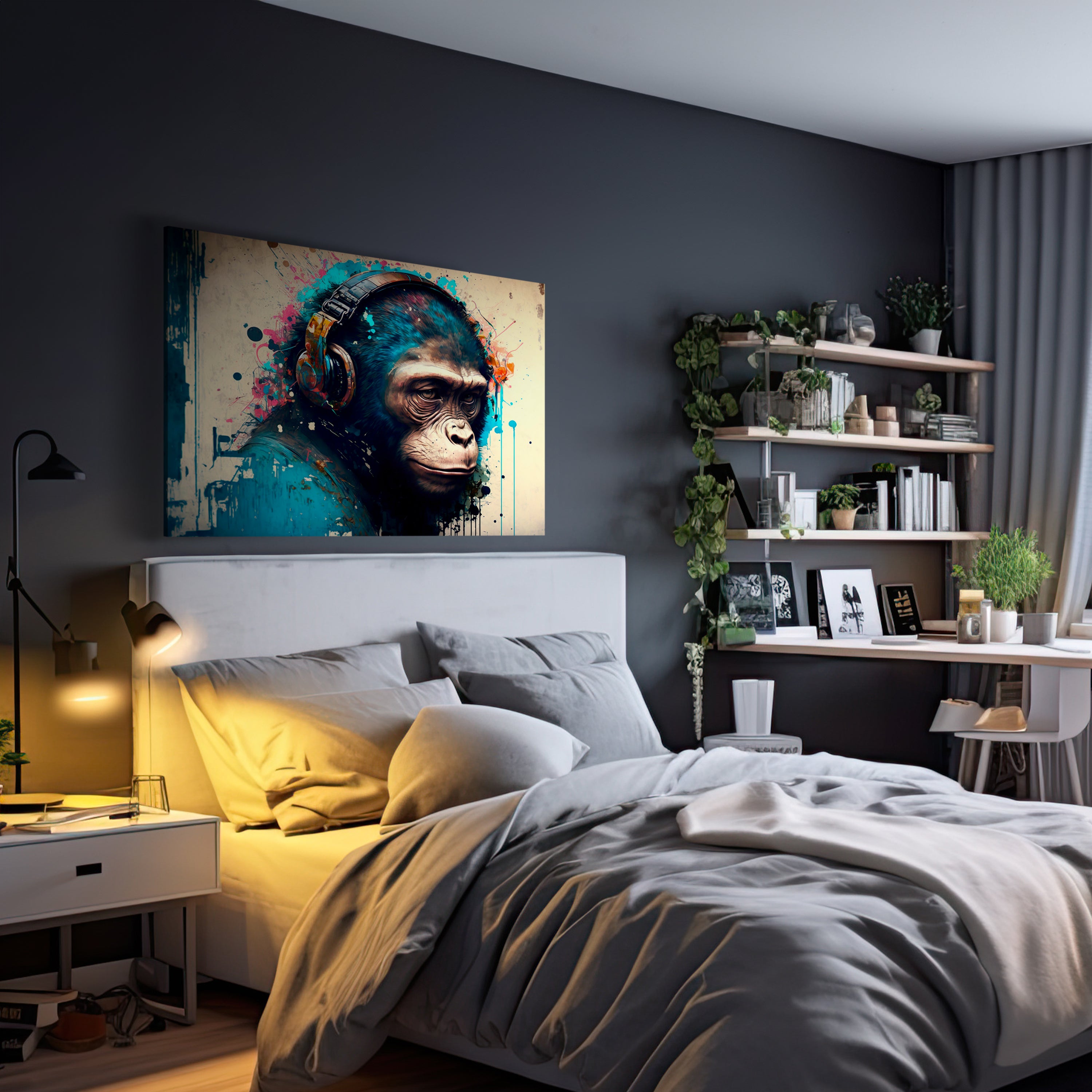 Leinwandbild Digital Art, Affe, Querformat M0645 kaufen - Bild 3 Leinwandbild Digital Art, Affe, Querformat M0645 kaufen - Bild 3