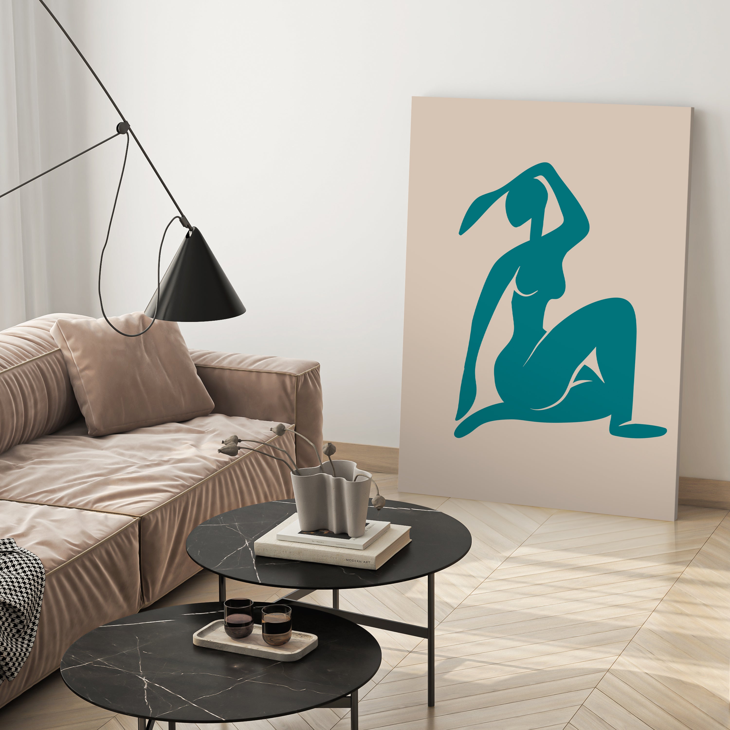 Leinwandbild Minimalismus, Frau, Hochformat M0654 kaufen - Bild 3 Leinwandbild Minimalismus, Frau, Hochformat M0654 kaufen - Bild 3