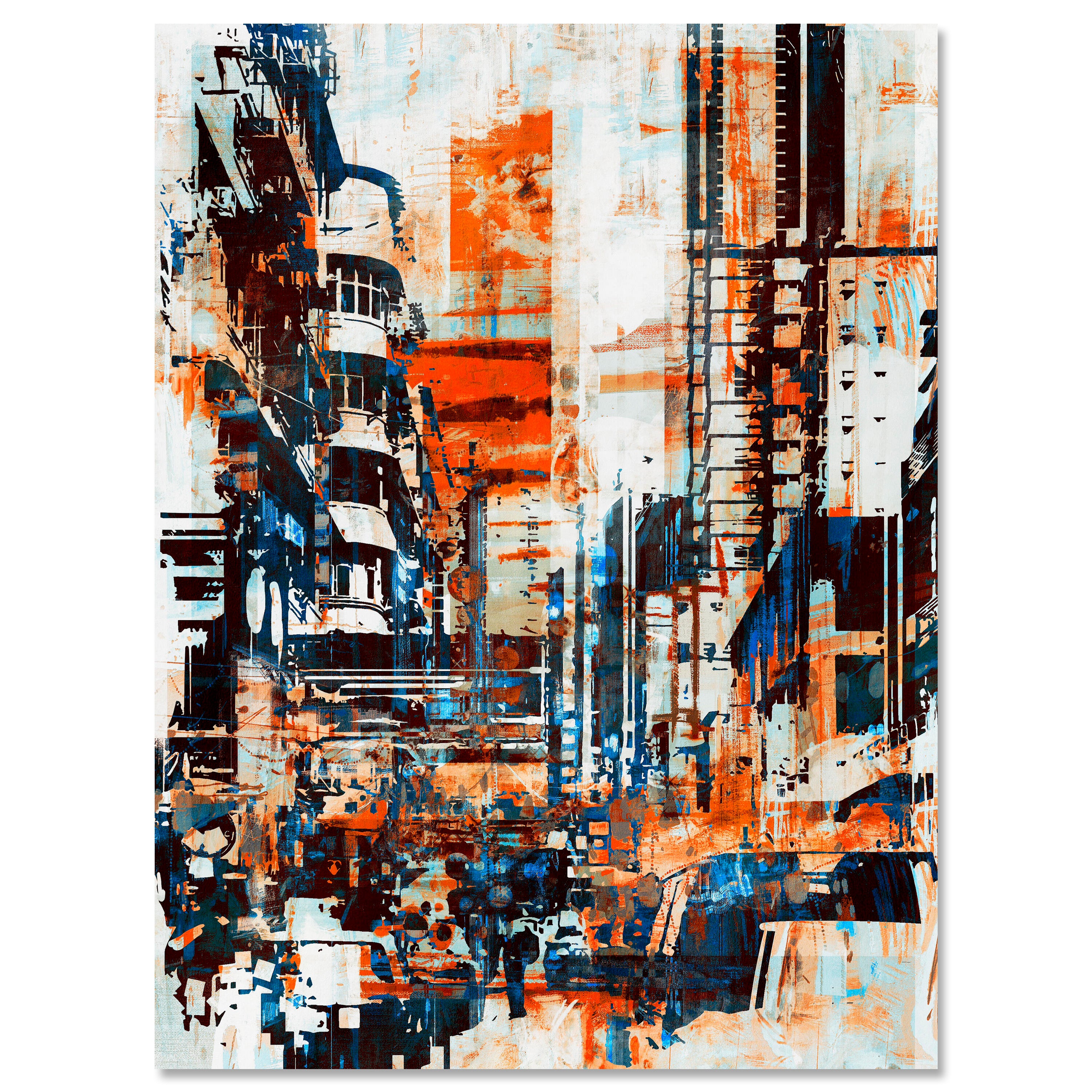 Leinwandbild Malerei, Stadt, Hochformat M0661 kaufen - Bild 1 Leinwandbild Malerei, Stadt, Hochformat M0661 kaufen - Bild 1