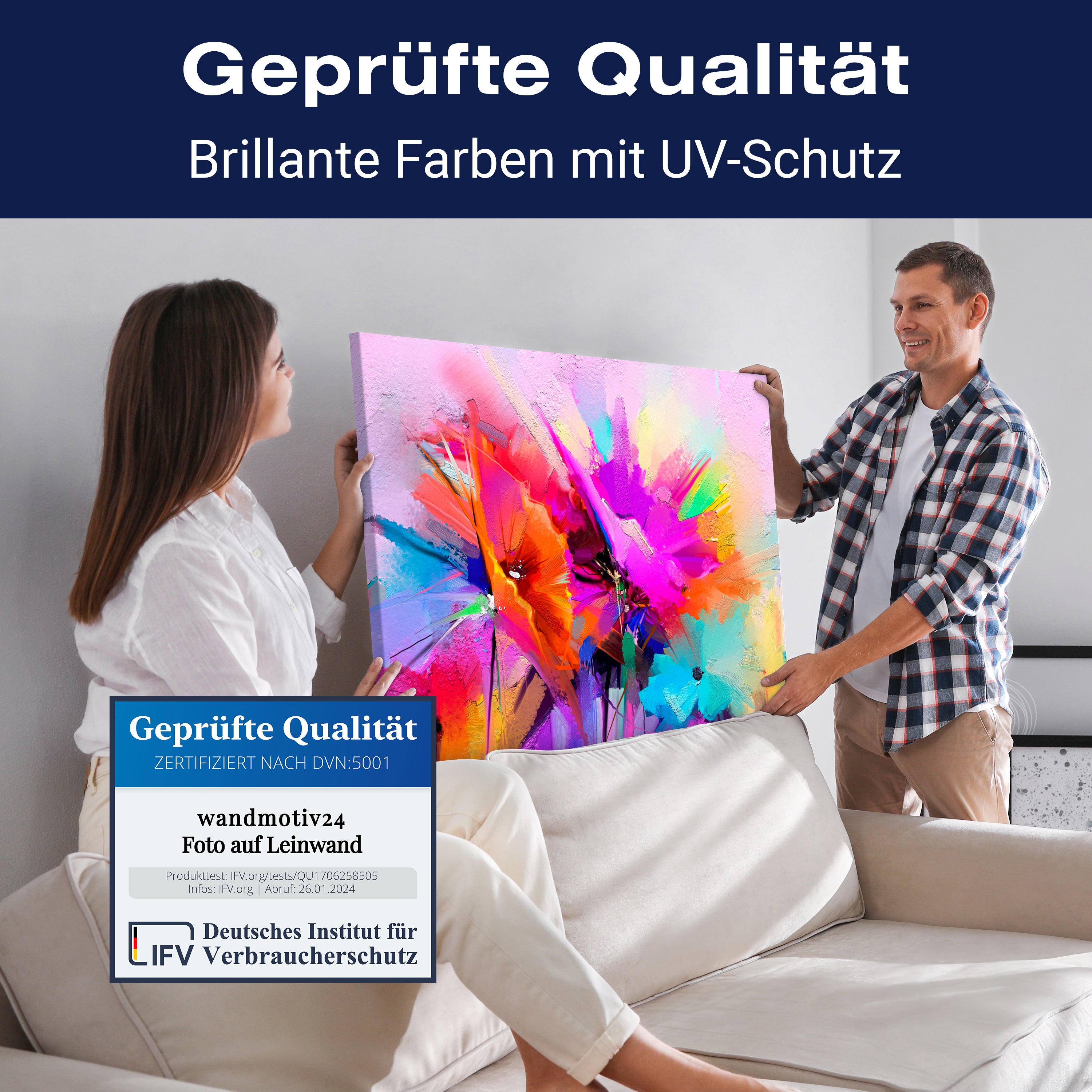 Leinwandbild Malerei, Blumen, Querformat M0671 kaufen - Bild 4 Leinwandbild Malerei, Blumen, Querformat M0671 kaufen - Bild 4