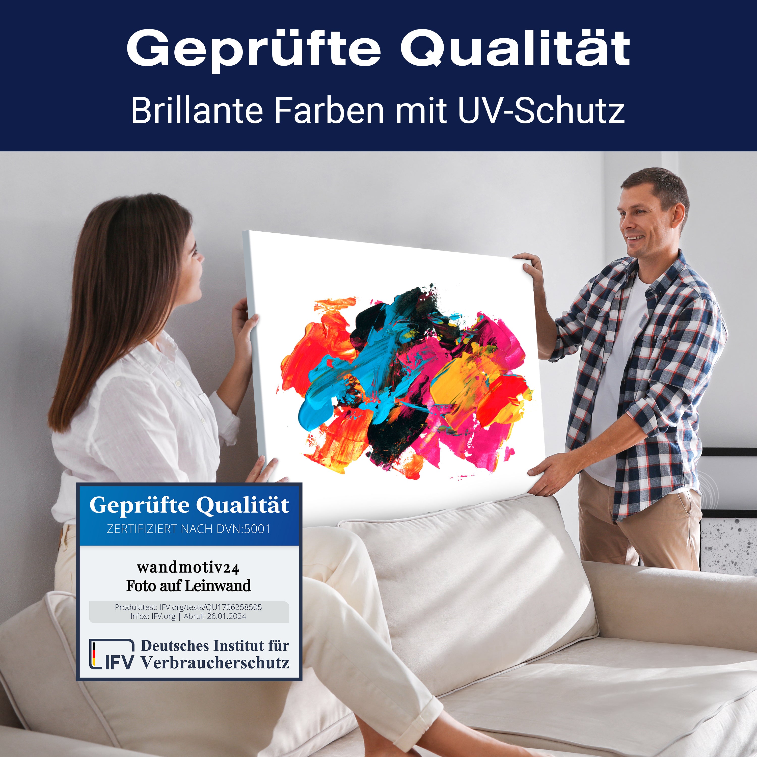 Leinwandbild Malerei, Abstrakt, Querformat M0677 kaufen - Bild 4 Leinwandbild Malerei, Abstrakt, Querformat M0677 kaufen - Bild 4