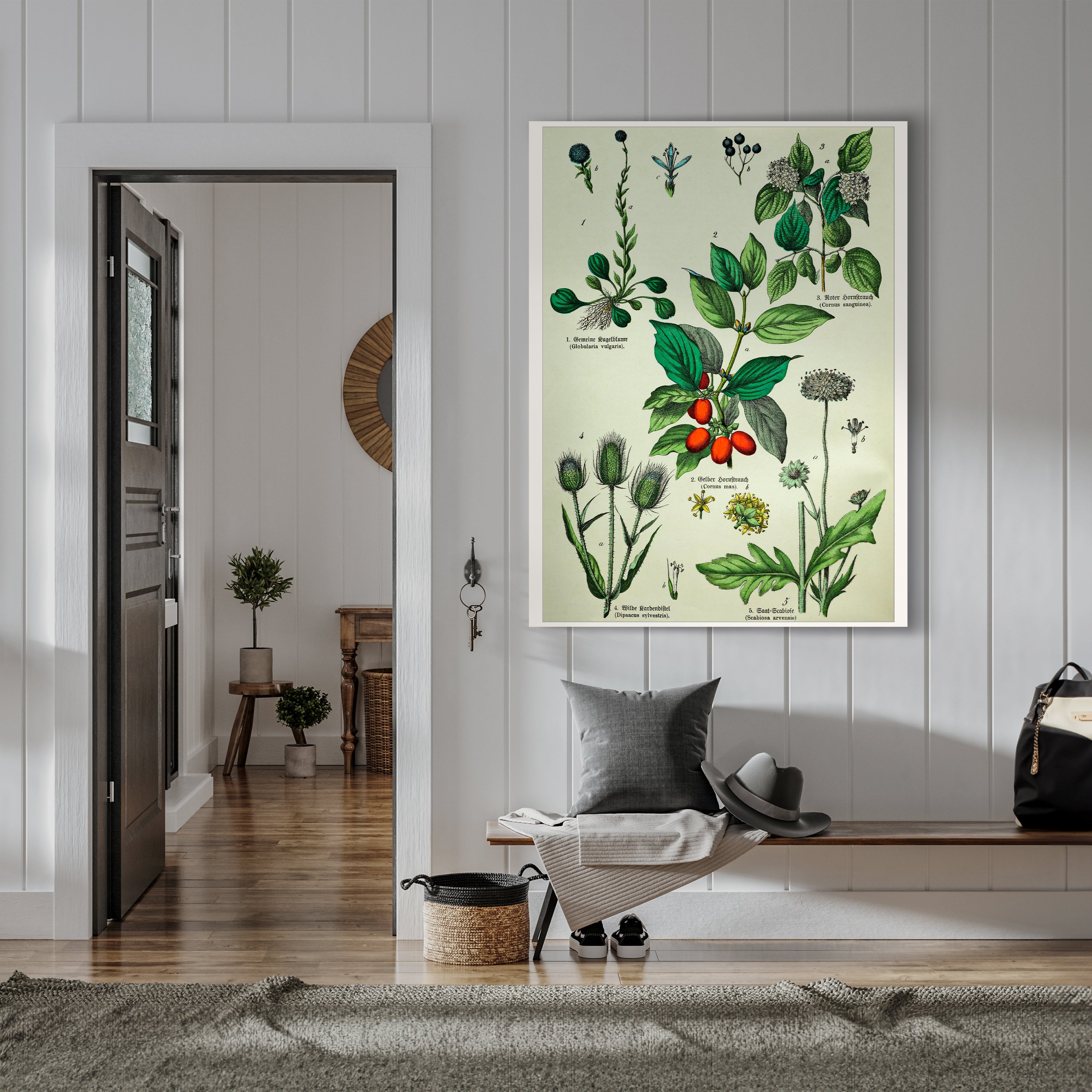 Leinwandbild Vintage, Pflanzen, Illustration, Hochformat M0681 kaufen - Bild 3 Leinwandbild Vintage, Pflanzen, Illustration, Hochformat M0681 kaufen - Bild 3