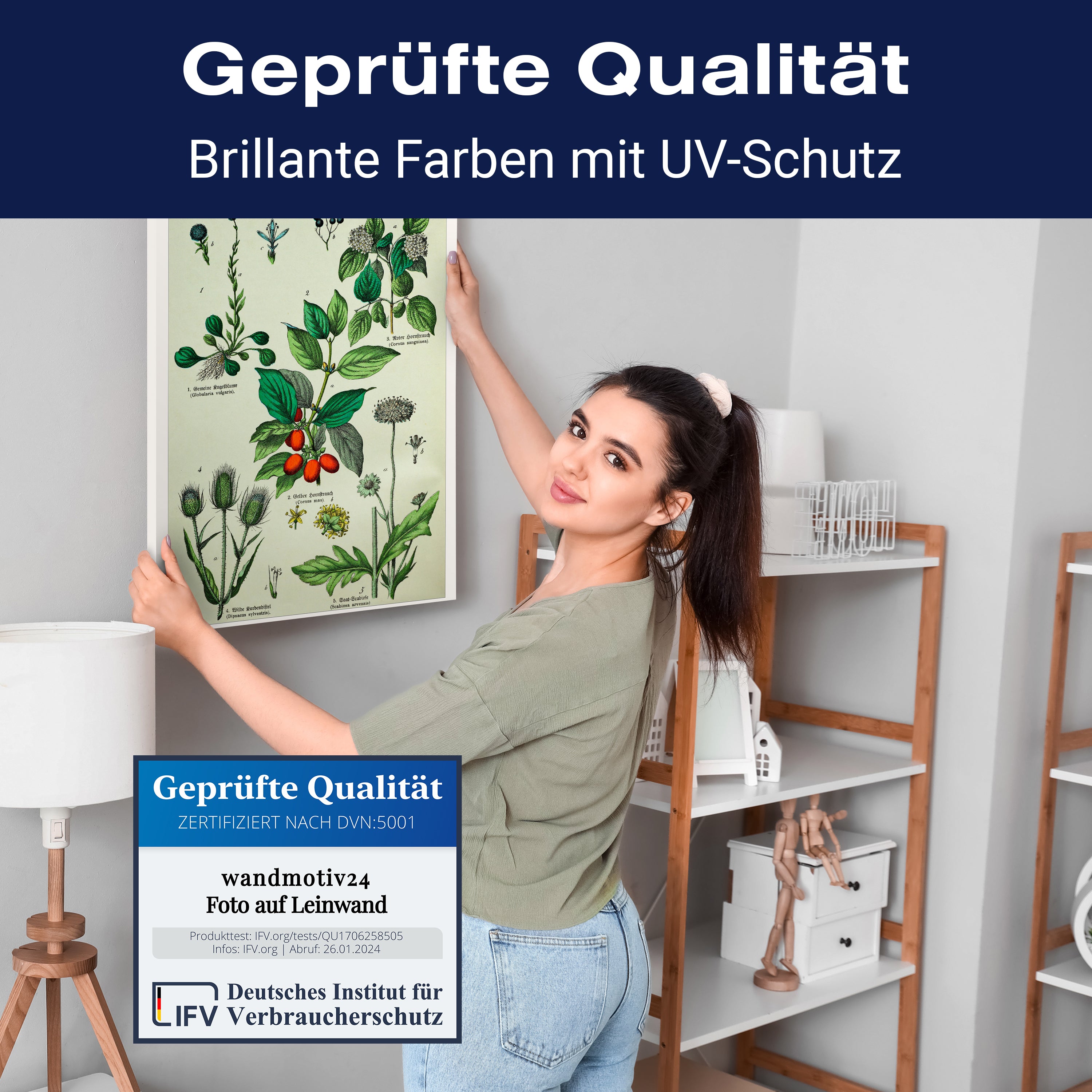 Leinwandbild Vintage, Pflanzen, Illustration, Hochformat M0681 kaufen - Bild 4 Leinwandbild Vintage, Pflanzen, Illustration, Hochformat M0681 kaufen - Bild 4