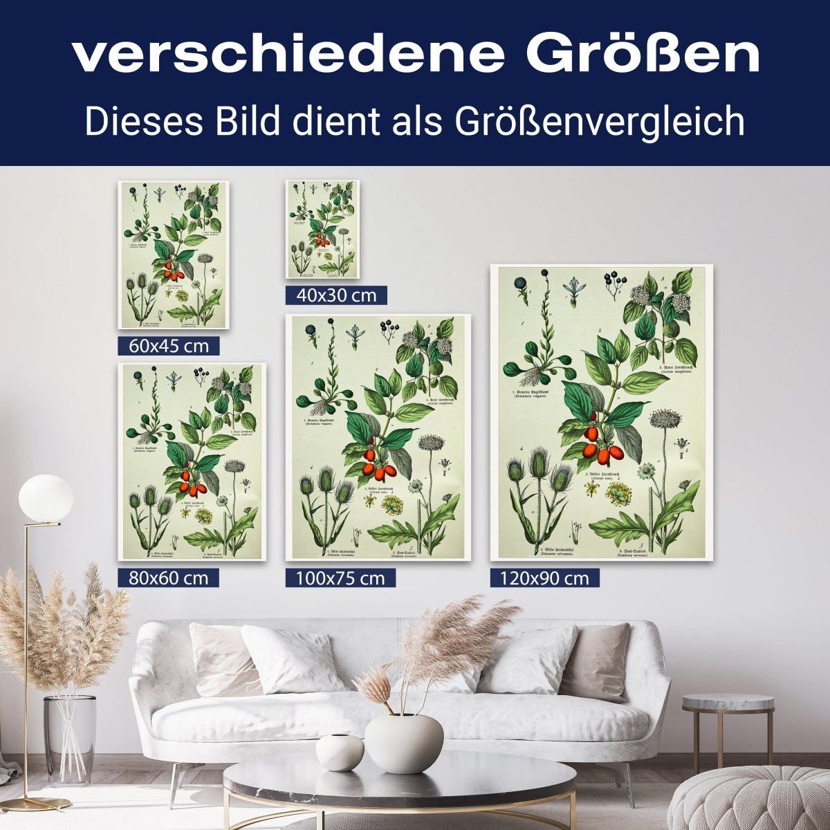 Leinwandbild Vintage, Pflanzen, Illustration, Hochformat M0681 kaufen - Bild 8 Leinwandbild Vintage, Pflanzen, Illustration, Hochformat M0681 kaufen - Bild 8