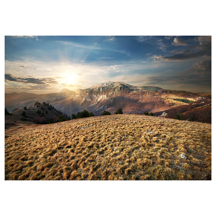 Fototapete Landschaft Wiese in den Bergen M0691 - Bild 2 Fototapete Landschaft Wiese in den Bergen M0691 - Bild 2