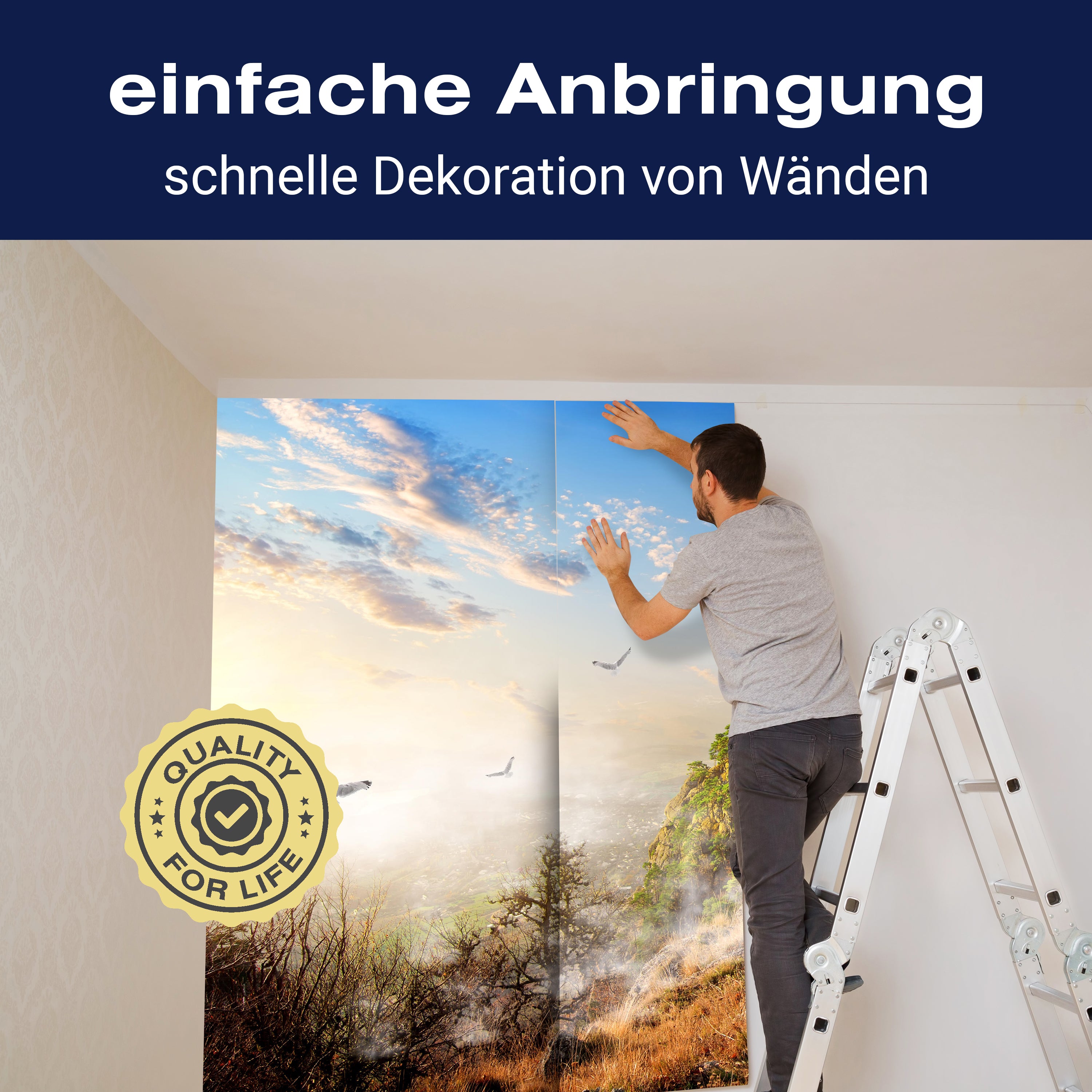 Fototapete Vögel über Klippen M0693 - Bild 3 Fototapete Vögel über Klippen M0693 - Bild 3