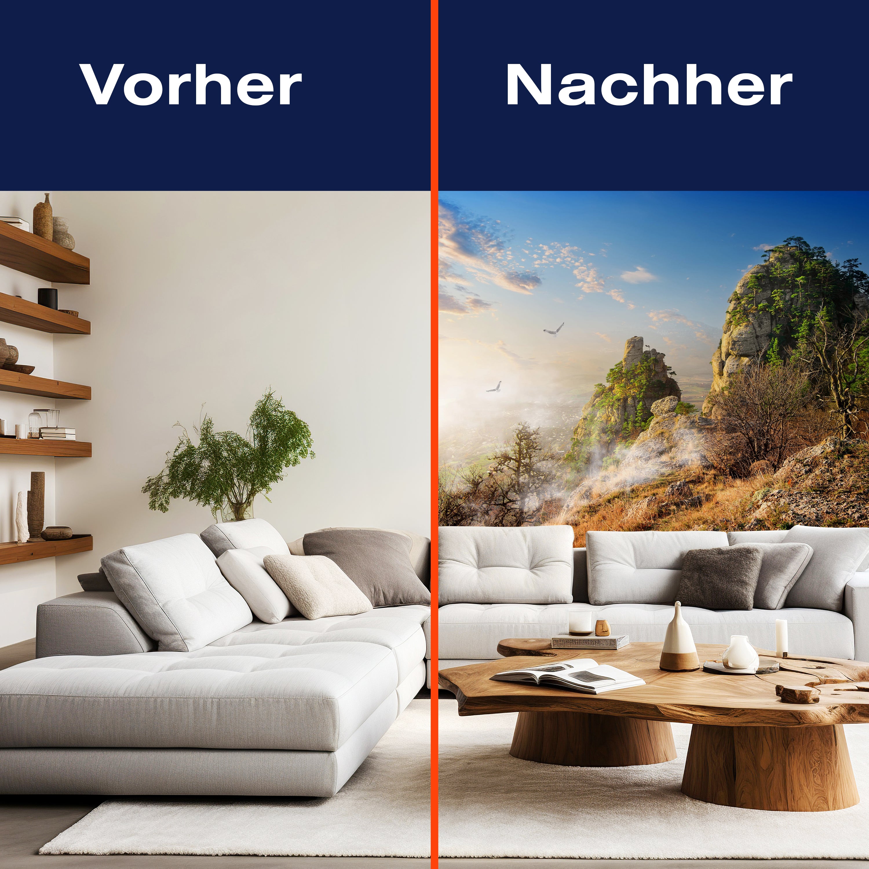 Fototapete Vögel über Klippen M0693 - Bild 9 Fototapete Vögel über Klippen M0693 - Bild 9