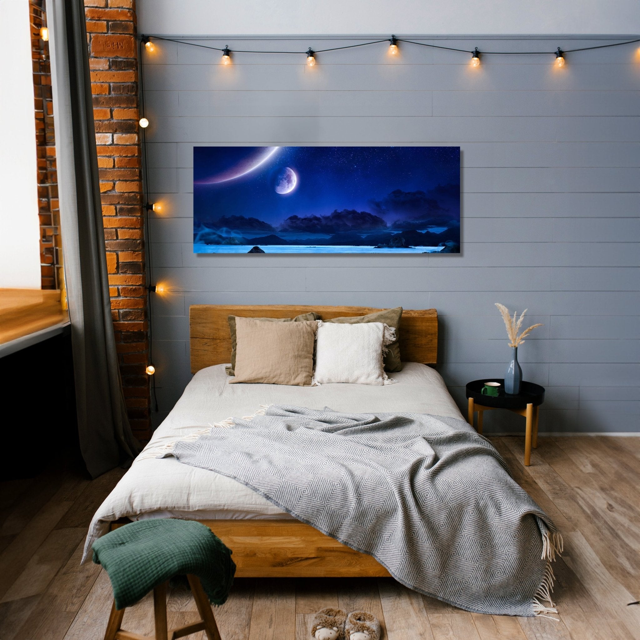 Leinwandbild Landschaft der Küste in der Nacht M0696 kaufen - Bild 2 Leinwandbild Landschaft der Küste in der Nacht M0696 kaufen - Bild 2