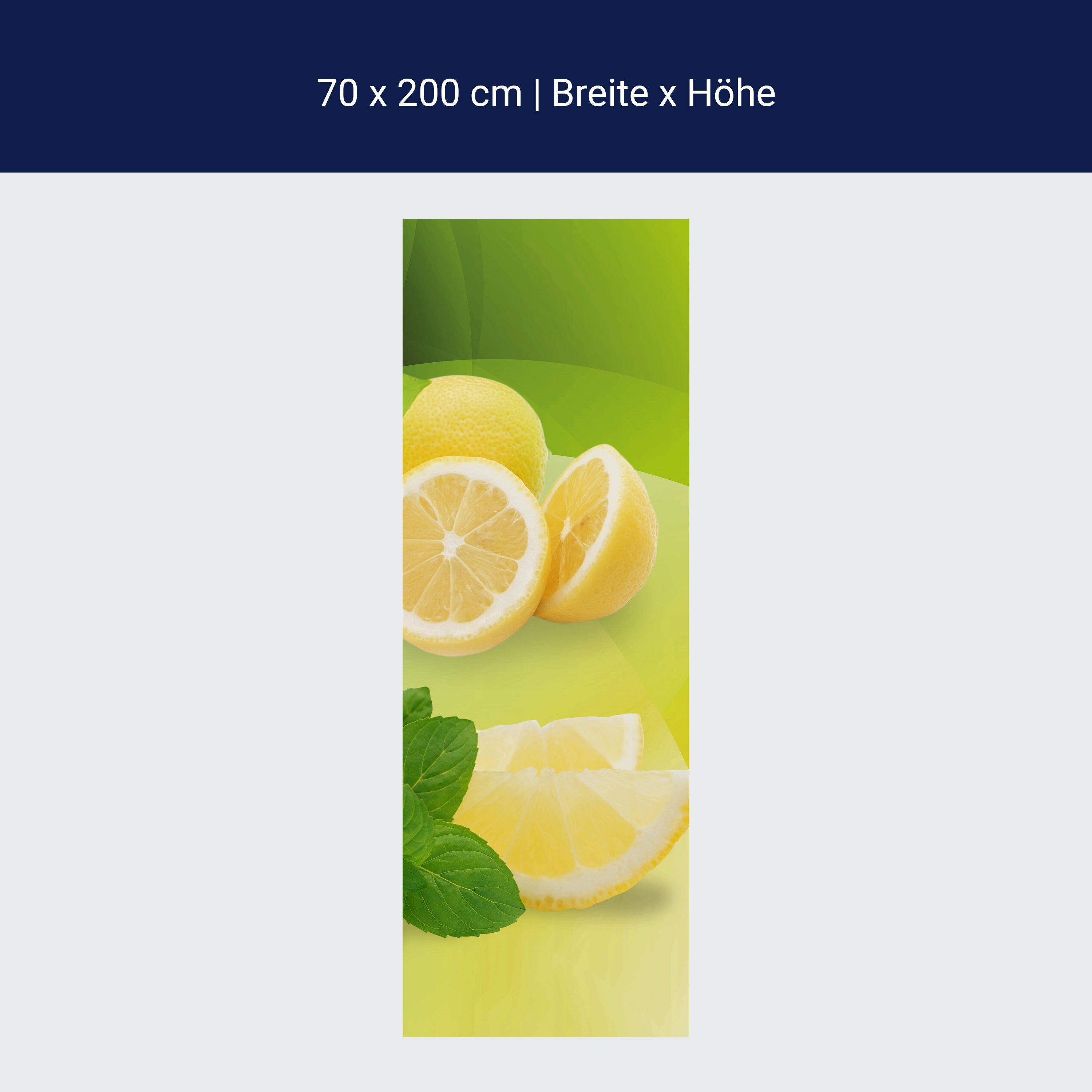 Türtapete Zitronen M0700 Türtapete Zitronen M0700
