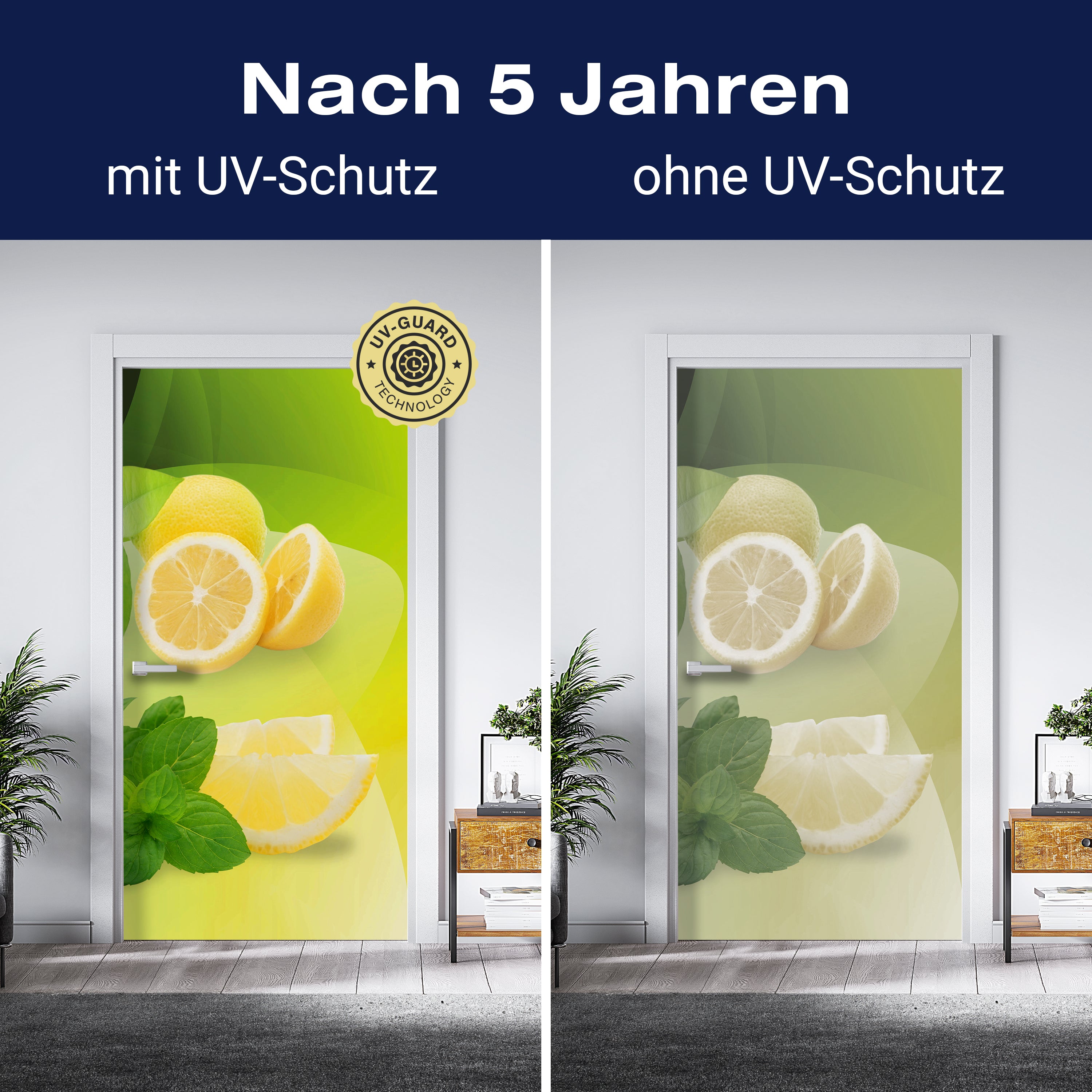 Türtapete Zitronen M0700 - Bild 4 Türtapete Zitronen M0700 - Bild 4