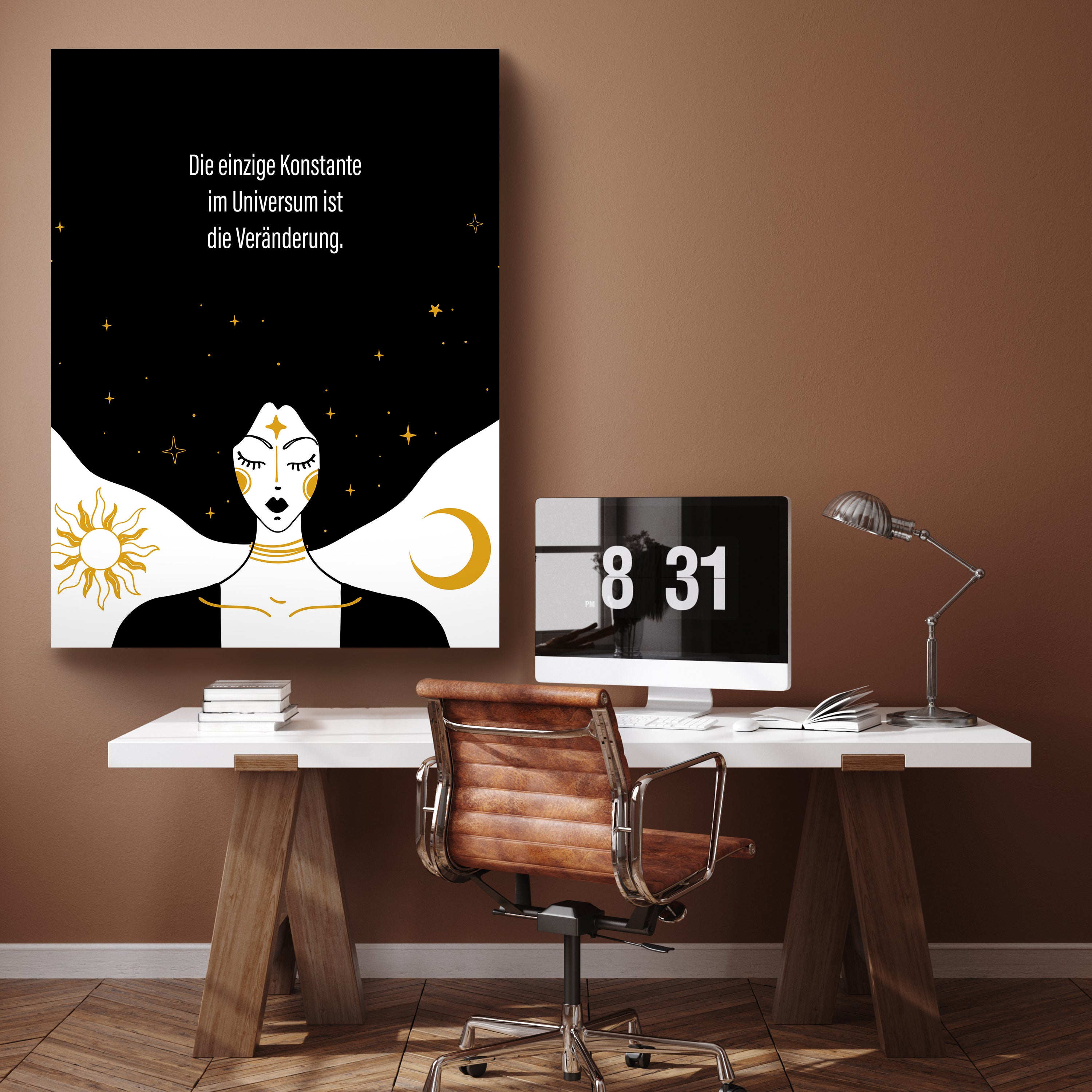 Leinwandbild Spruch, Die einzige Konstante, Hochformat M0701 kaufen - Bild 2 Leinwandbild Spruch, Die einzige Konstante, Hochformat M0701 kaufen - Bild 2