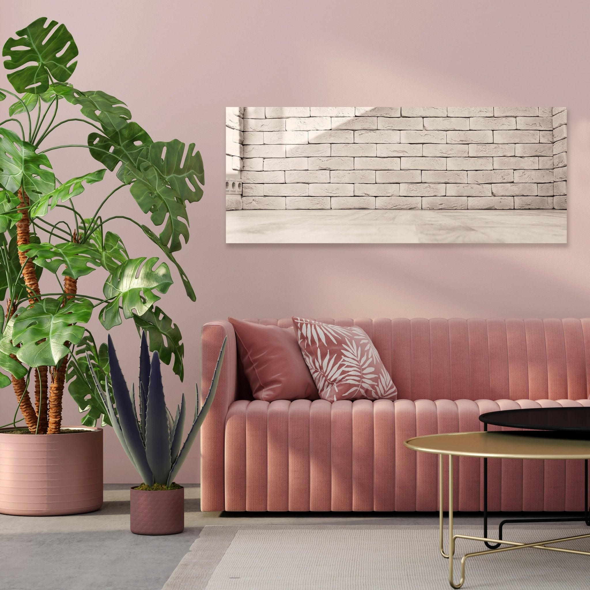 Leinwandbild Vintage weisse Mauer M0702 kaufen - Bild 3 Leinwandbild Vintage weisse Mauer M0702 kaufen - Bild 3