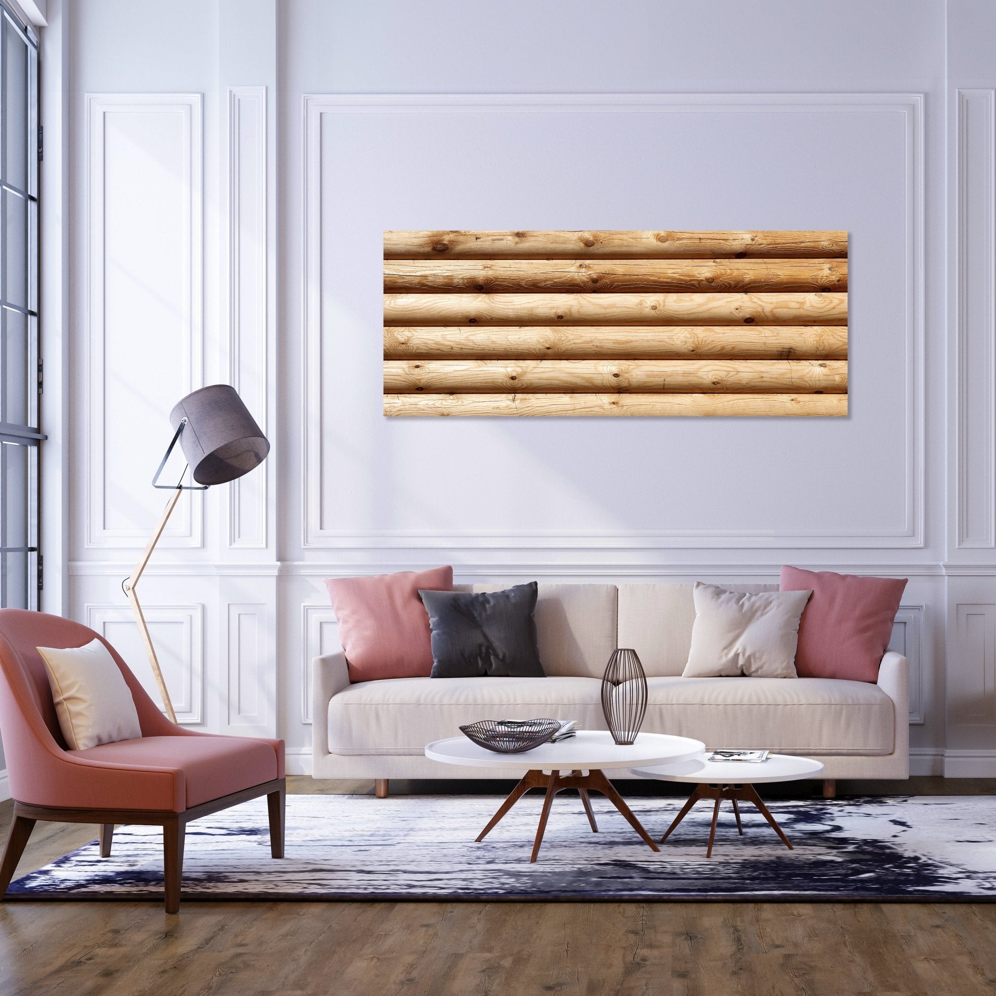 Leinwandbild Rustik Holzwand M0704 kaufen - Bild 2 Leinwandbild Rustik Holzwand M0704 kaufen - Bild 2