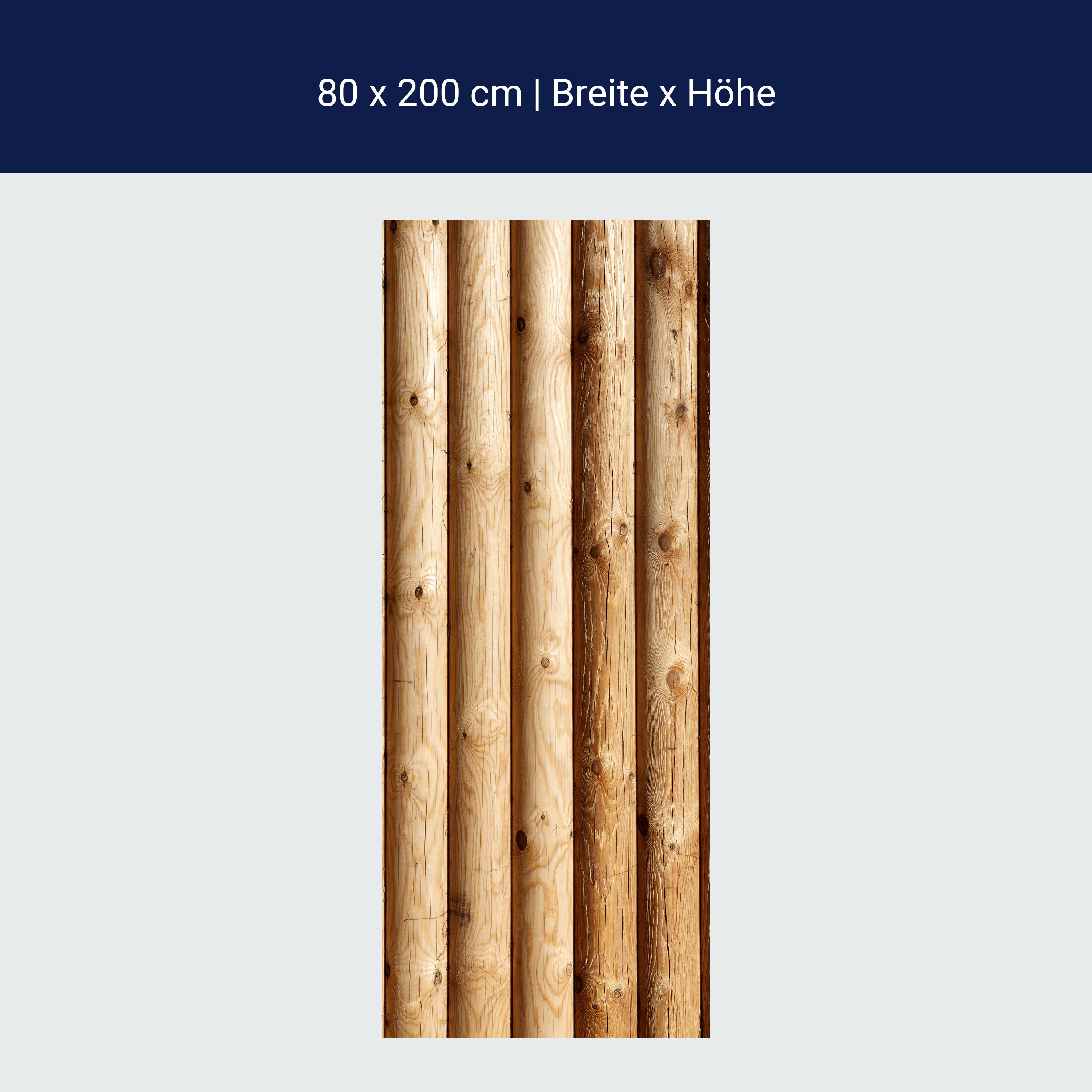 Türtapete Rustik Holzwand M0704 Türtapete Rustik Holzwand M0704