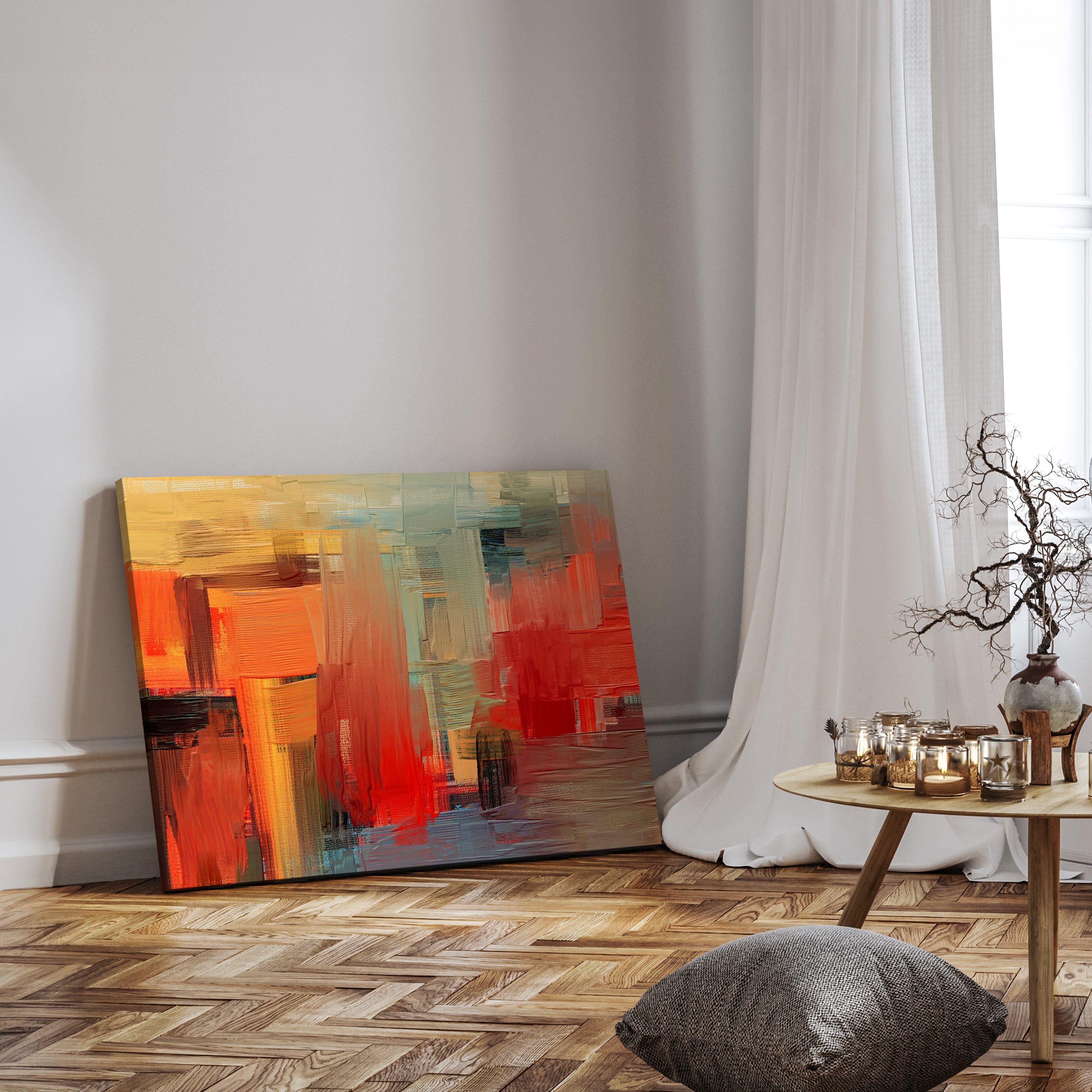 Leinwandbild Malerei, abstrakt, Querformat M0705 kaufen - Bild 3 Leinwandbild Malerei, abstrakt, Querformat M0705 kaufen - Bild 3