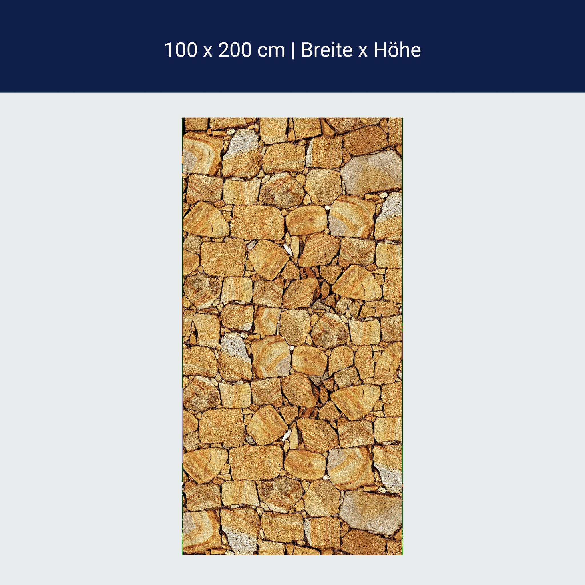 Türtapete Steinmauer M0707 Türtapete Steinmauer M0707