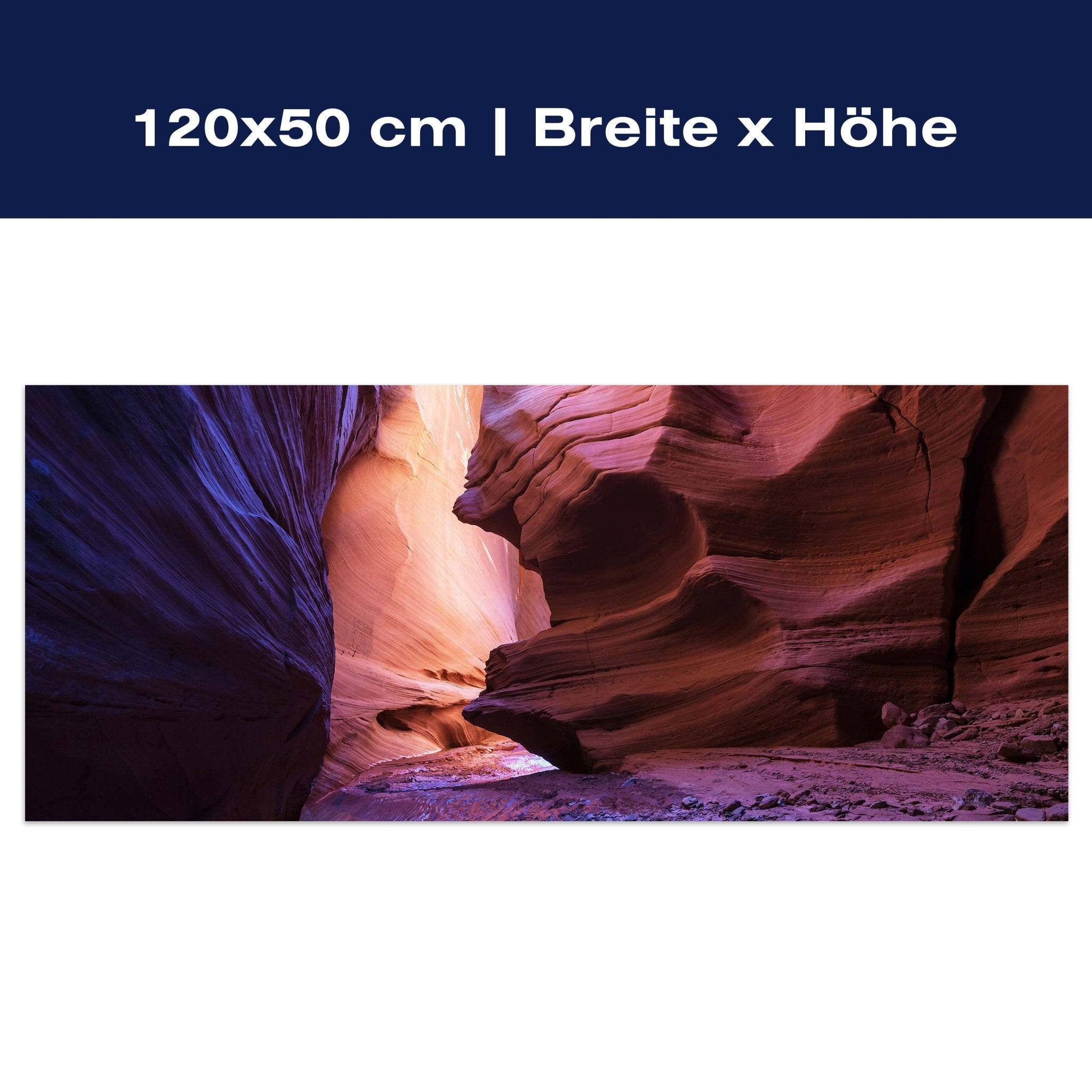 Leinwandbild Slot Canyon im Grand Escalante, USA M0709 Leinwandbild Slot Canyon im Grand Escalante, USA M0709