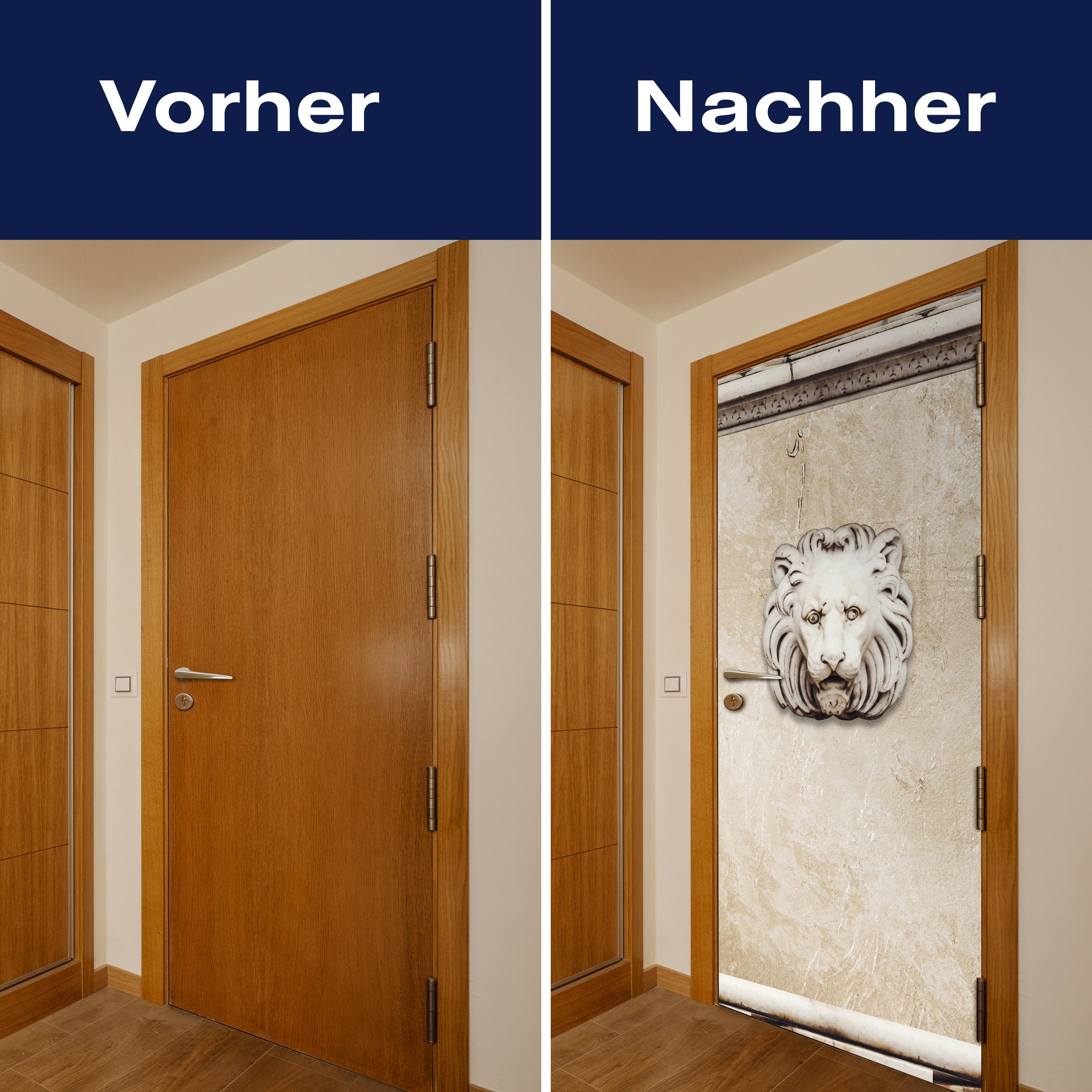 Türtapete Alte Marmor Löwenkopf M0713 - Bild 10 Türtapete Alte Marmor Löwenkopf M0713 - Bild 10