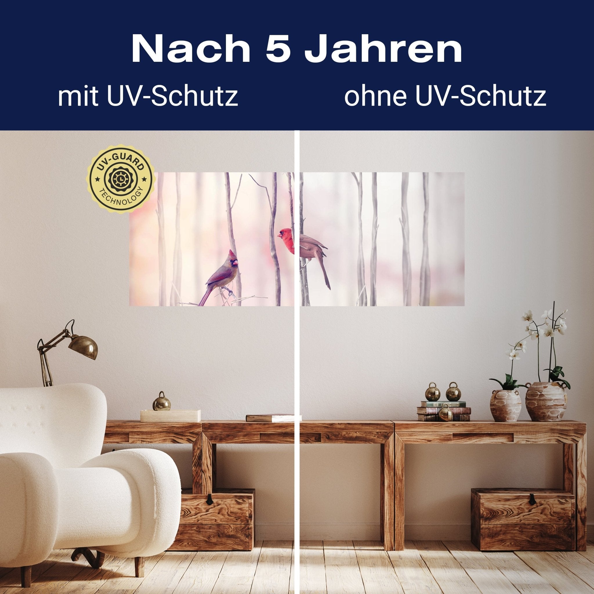 Leinwandbild Kardinalvögel M0718 kaufen - Bild 9 Leinwandbild Kardinalvögel M0718 kaufen - Bild 9