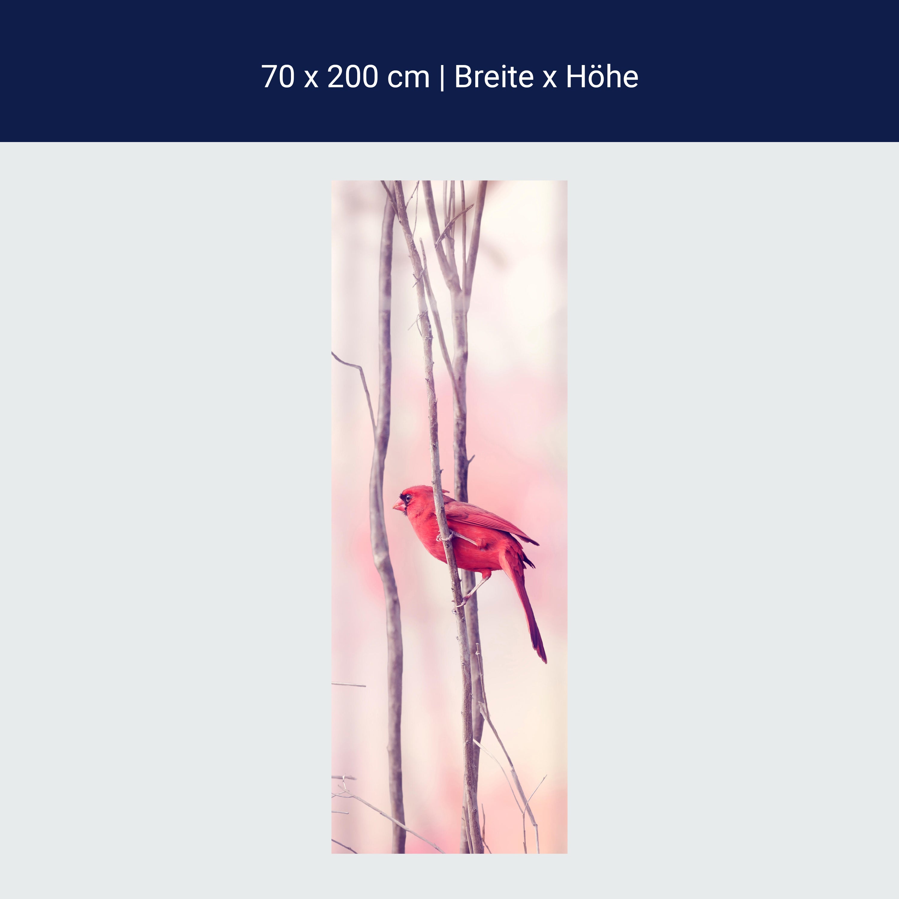 Türtapete Kardinalvögel M0718 Türtapete Kardinalvögel M0718