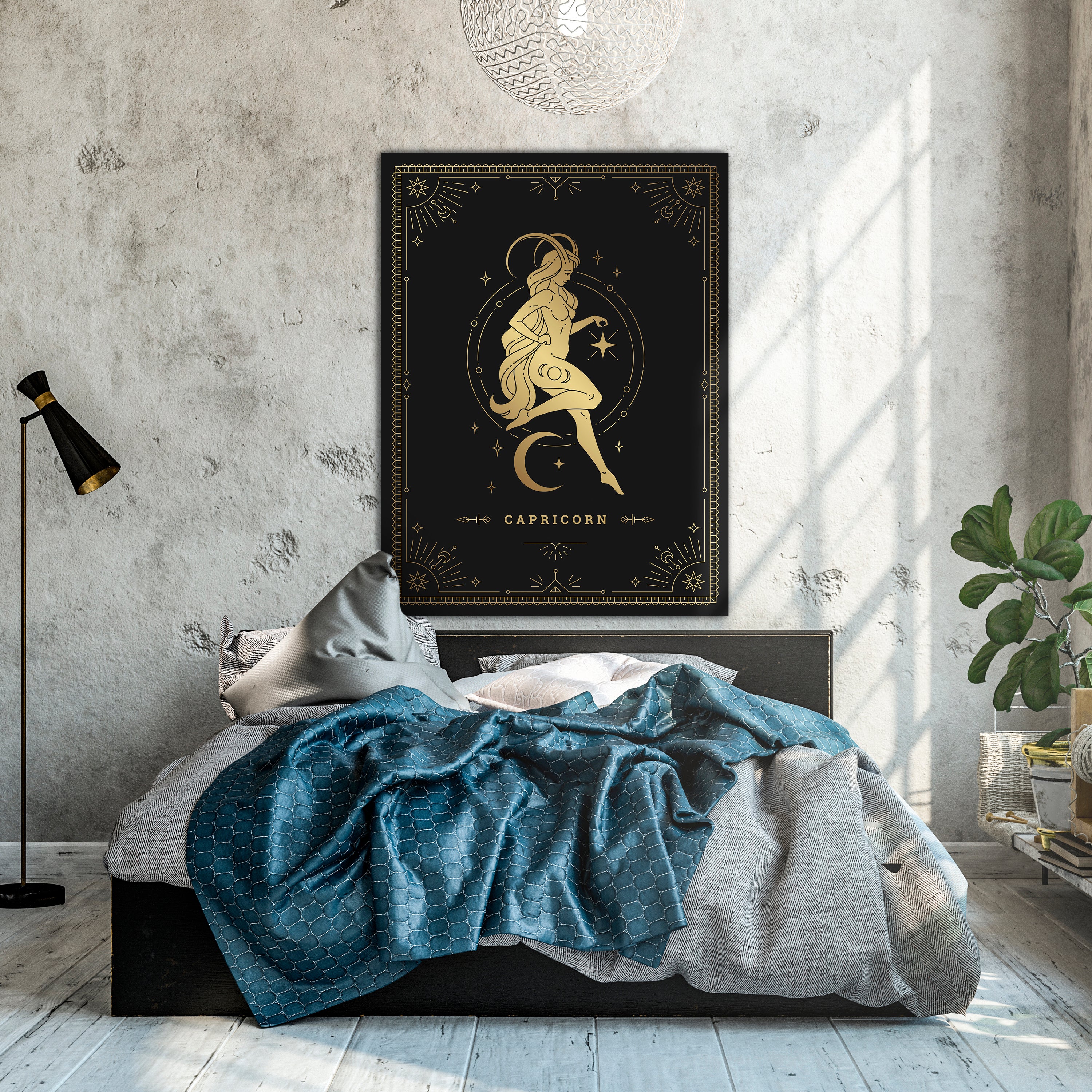 Leinwandbild Sternzeichen, Steinbock, Hochformat M0723 kaufen - Bild 2 Leinwandbild Sternzeichen, Steinbock, Hochformat M0723 kaufen - Bild 2