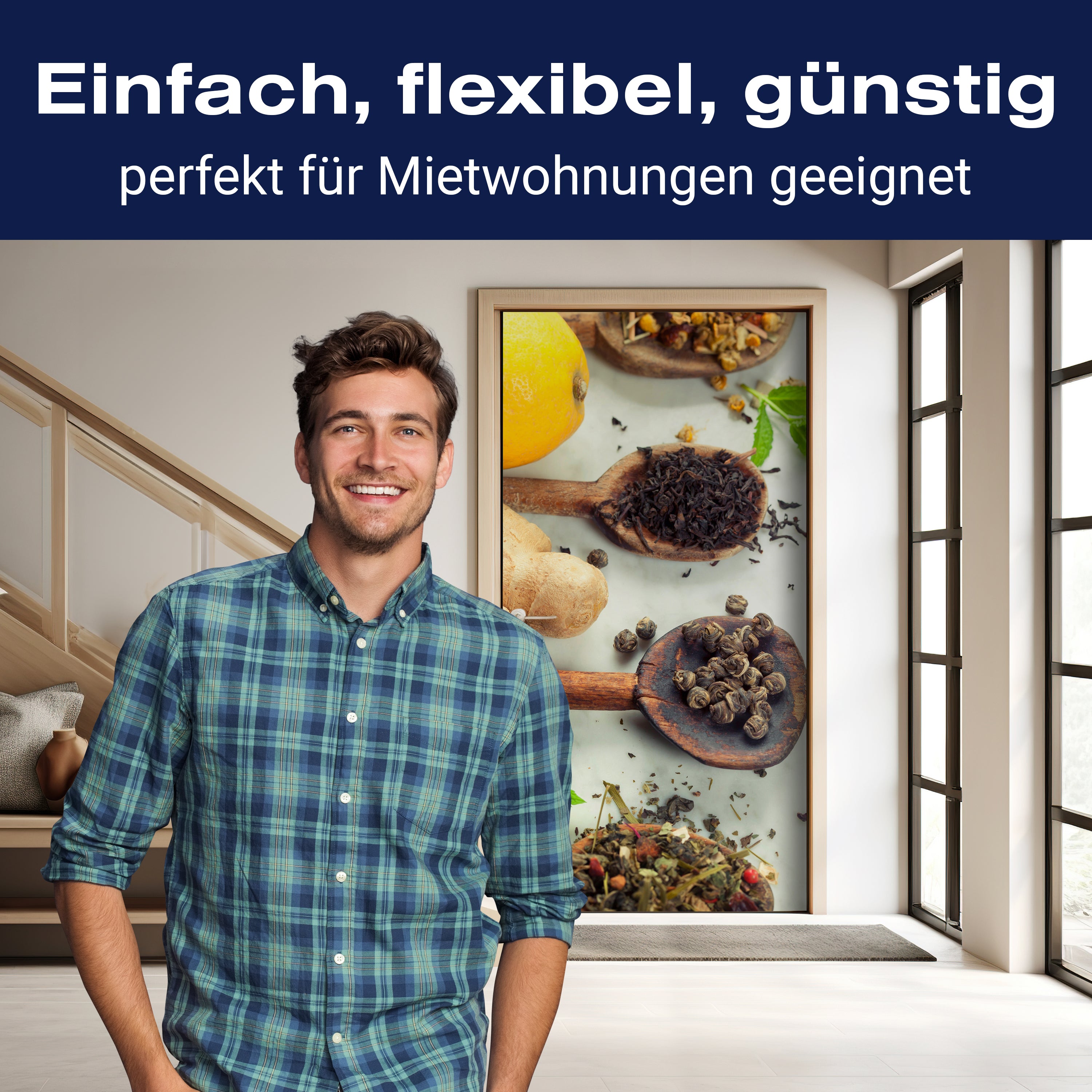 Türtapete Teezeit M0729 - Bild 3 Türtapete Teezeit M0729 - Bild 3