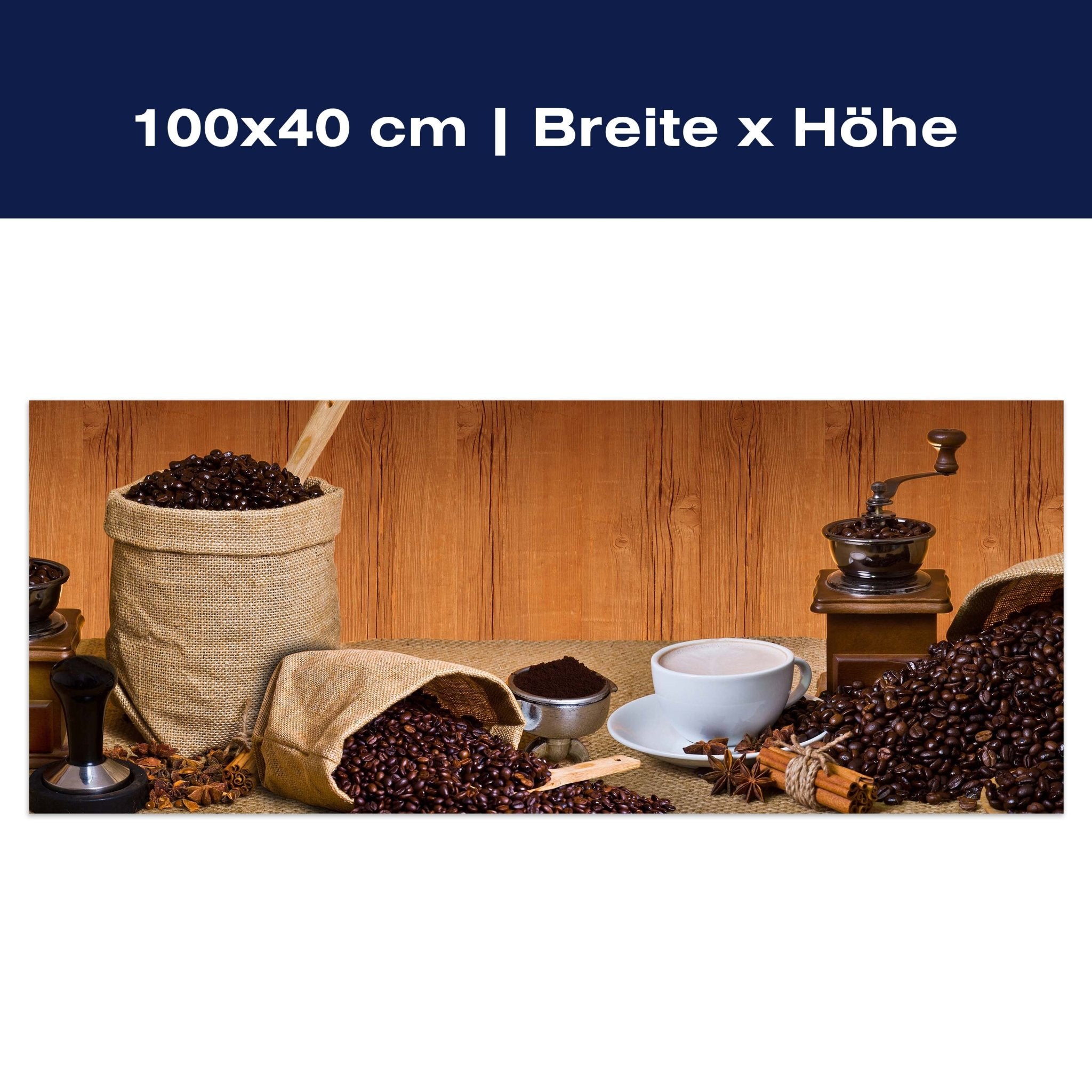 Leinwandbild Kaffeezeit M0730 Leinwandbild Kaffeezeit M0730