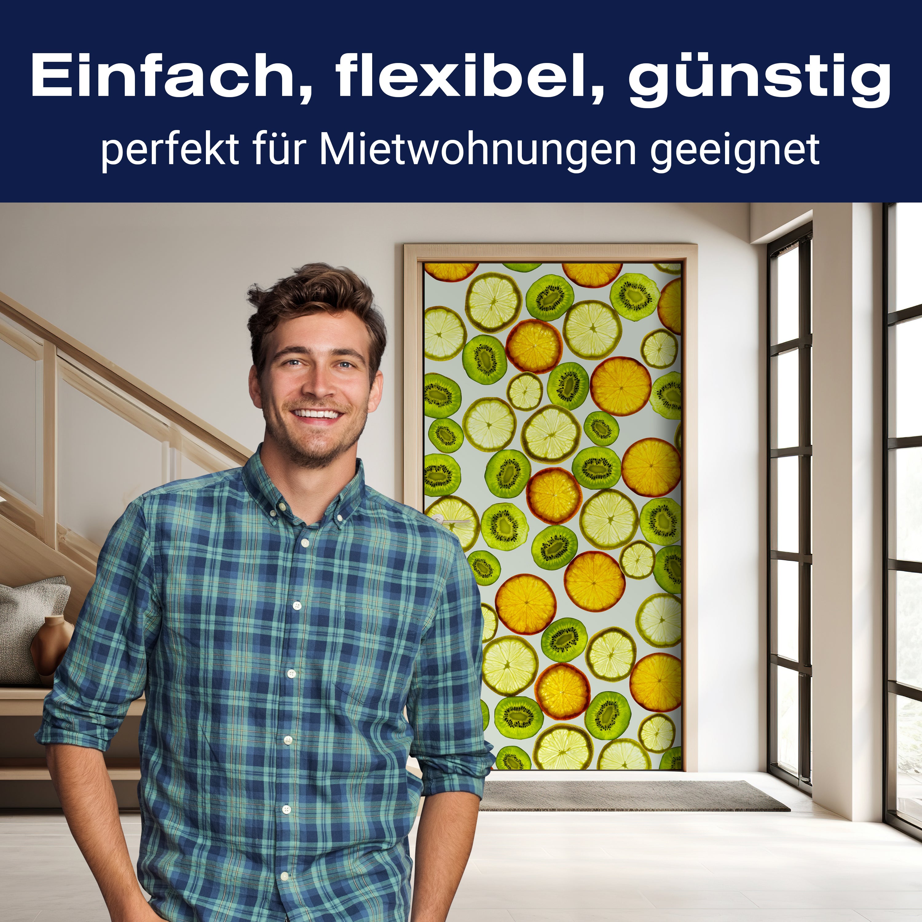 Türtapete Früchte Hintergrund M0733 - Bild 3 Türtapete Früchte Hintergrund M0733 - Bild 3