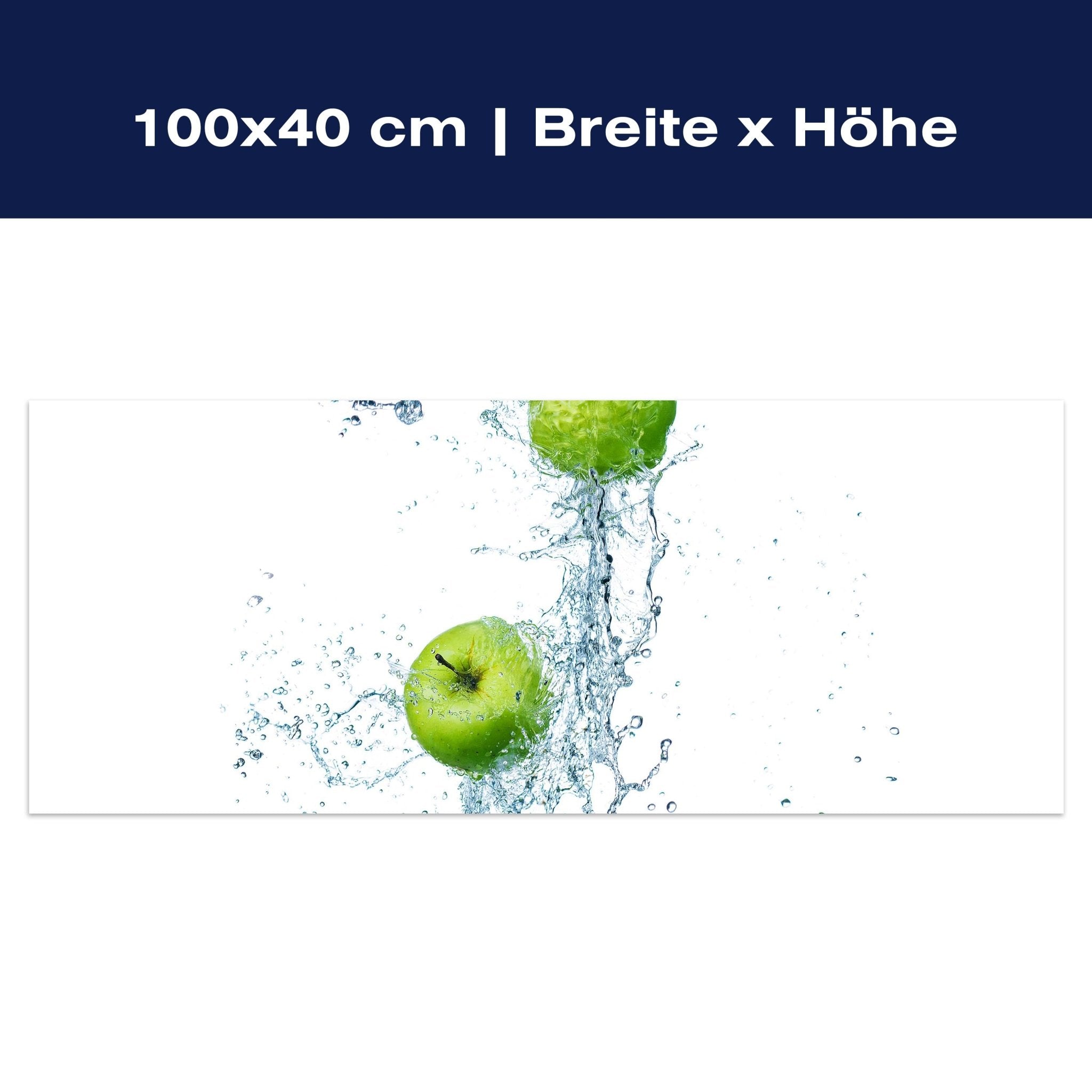 Leinwandbild grüner Apfel M0736 Leinwandbild grüner Apfel M0736