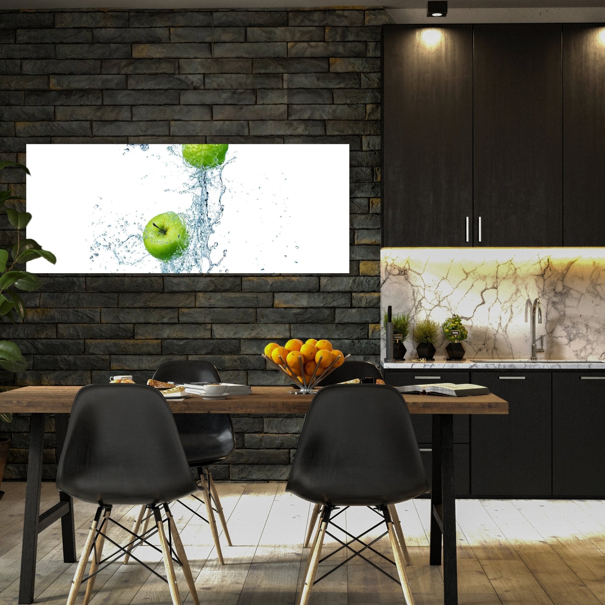 Leinwandbild grüner Apfel M0736 kaufen - Bild 3 Leinwandbild grüner Apfel M0736 kaufen - Bild 3