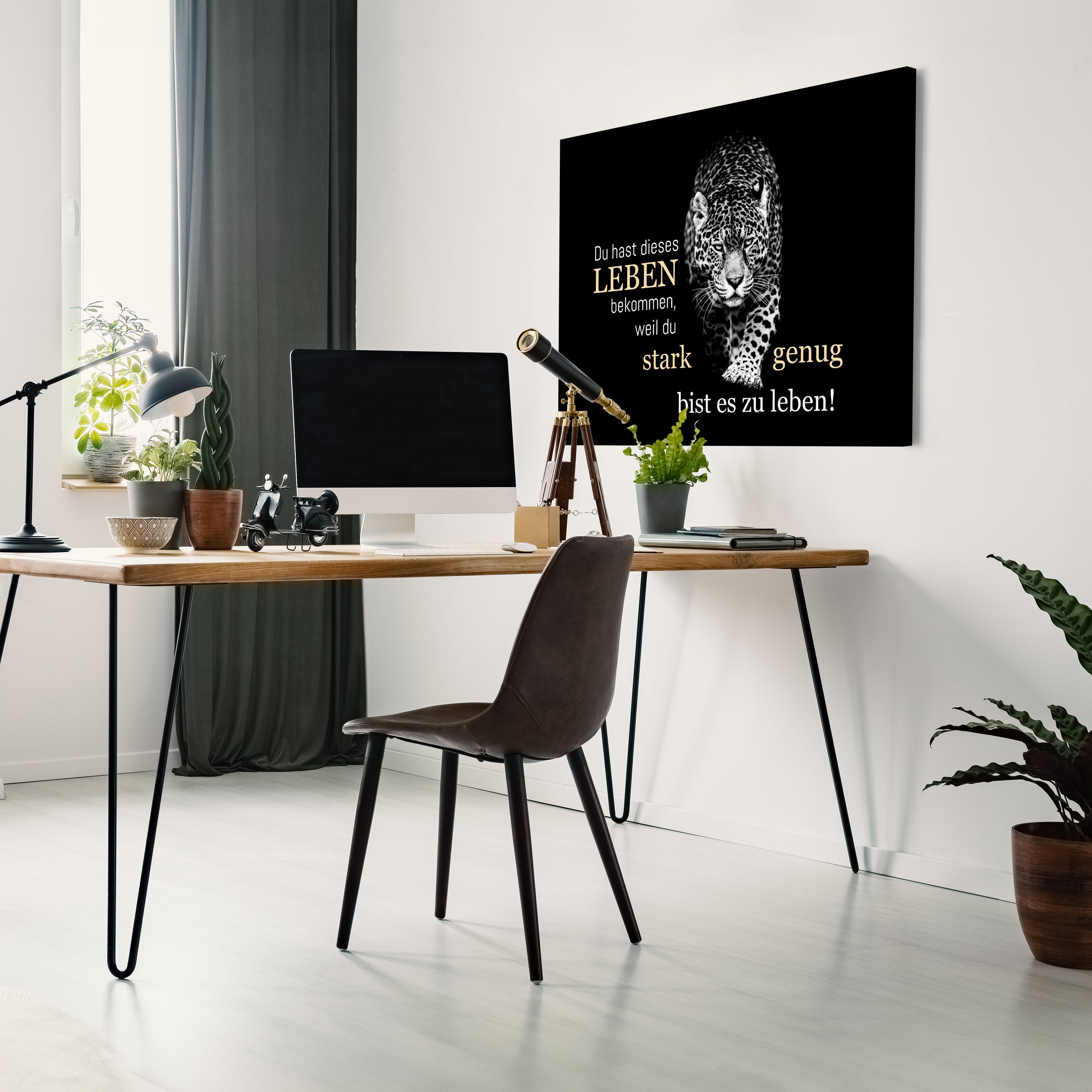 Leinwandbild Spruch Dieses Leben M0736 kaufen - Bild 3 Leinwandbild Spruch Dieses Leben M0736 kaufen - Bild 3