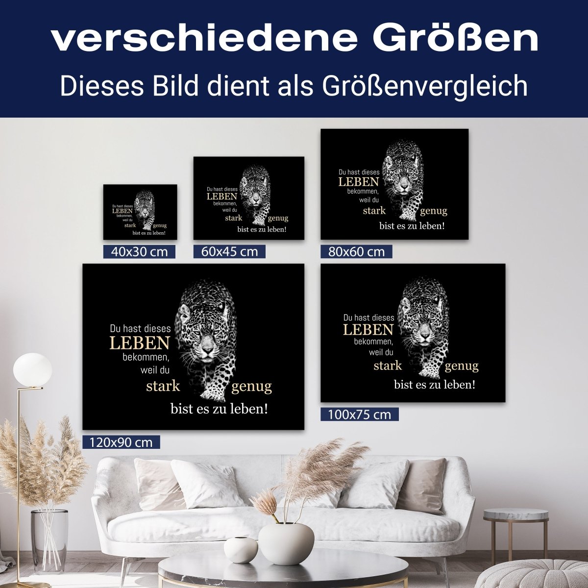 Leinwandbild Spruch Dieses Leben M0736 kaufen - Bild 8 Leinwandbild Spruch Dieses Leben M0736 kaufen - Bild 8