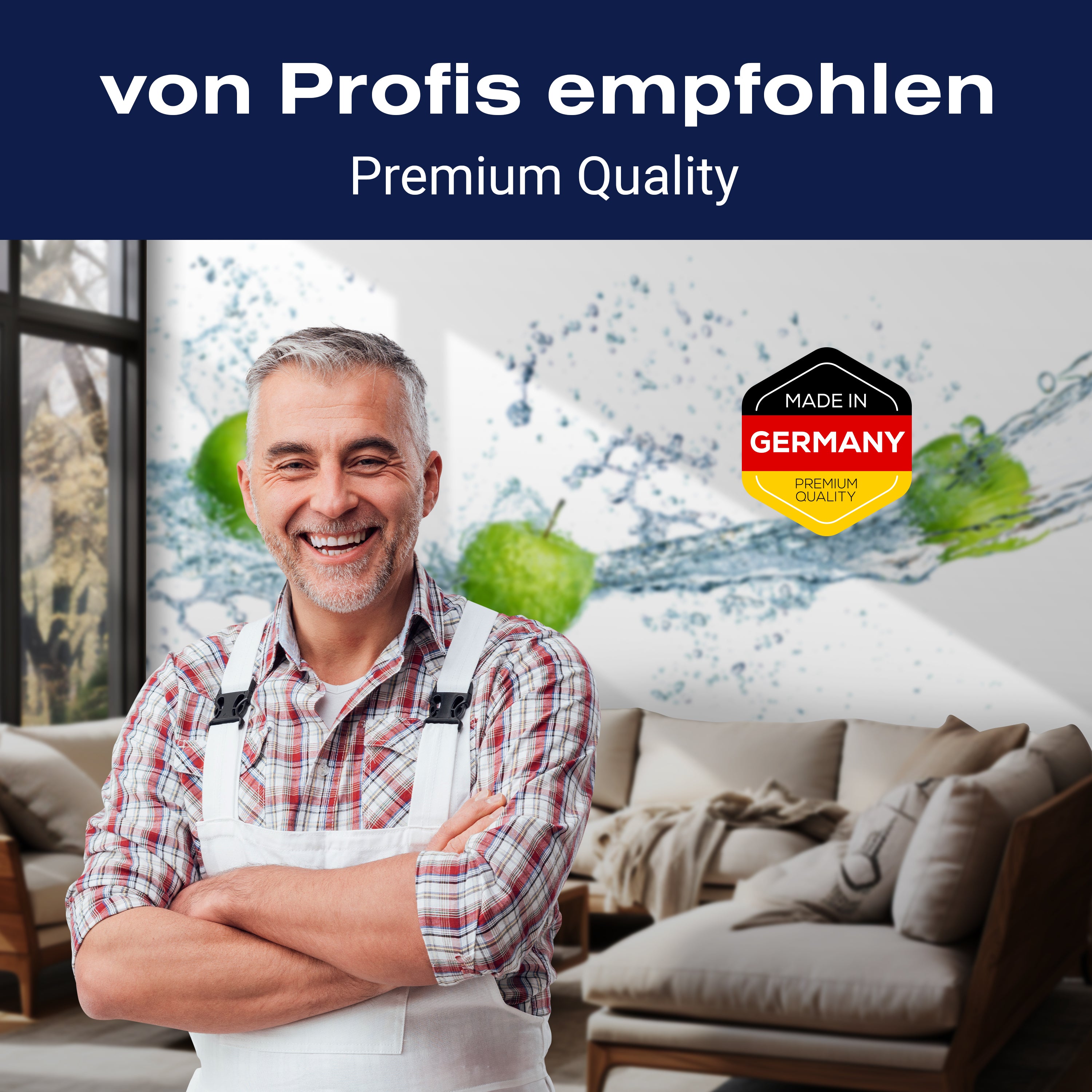 Fototapete Apfel Obst Wasser M0736 - Bild 5 Fototapete Apfel Obst Wasser M0736 - Bild 5