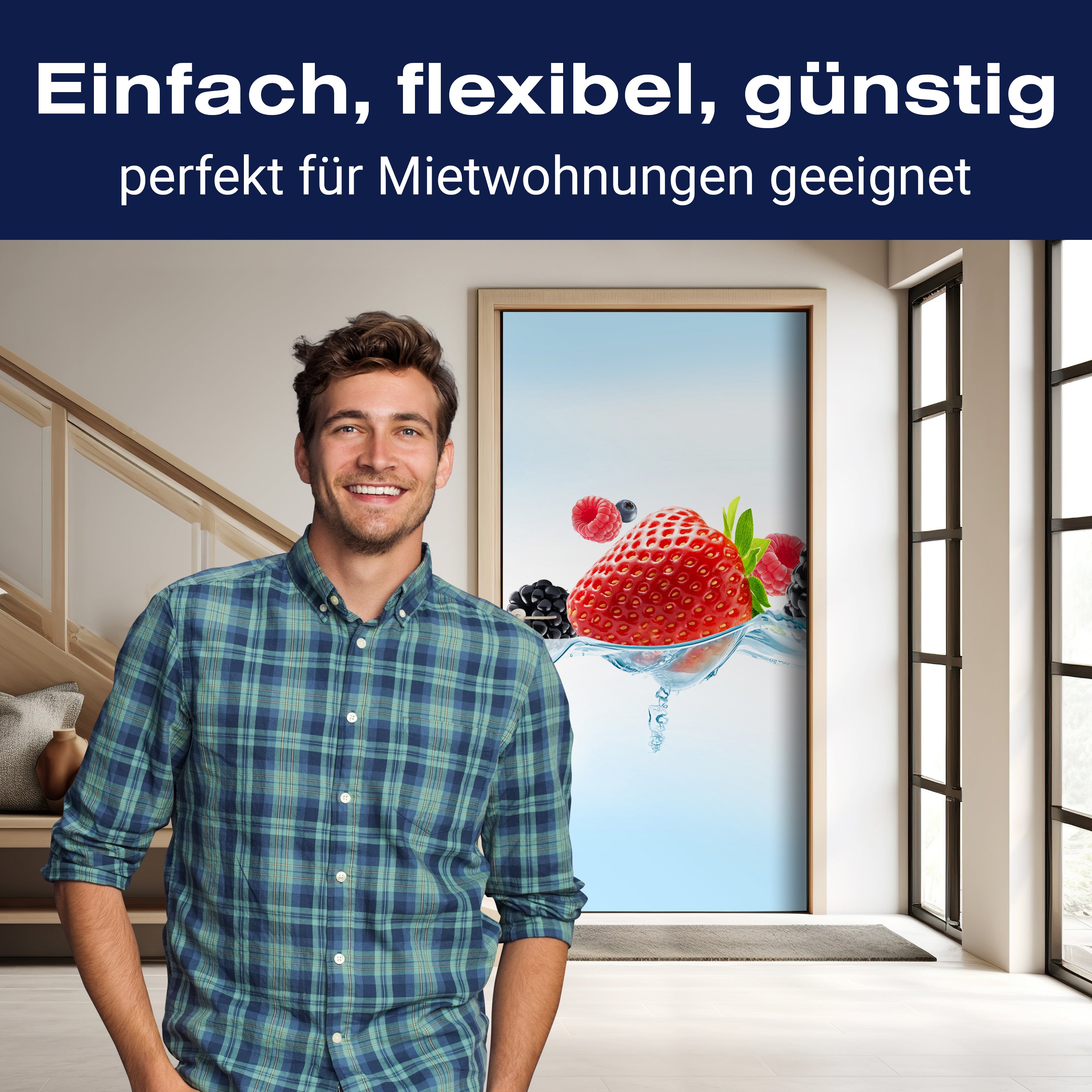 Türtapete Close up Blick frische Beeren M0737 - Bild 3 Türtapete Close up Blick frische Beeren M0737 - Bild 3