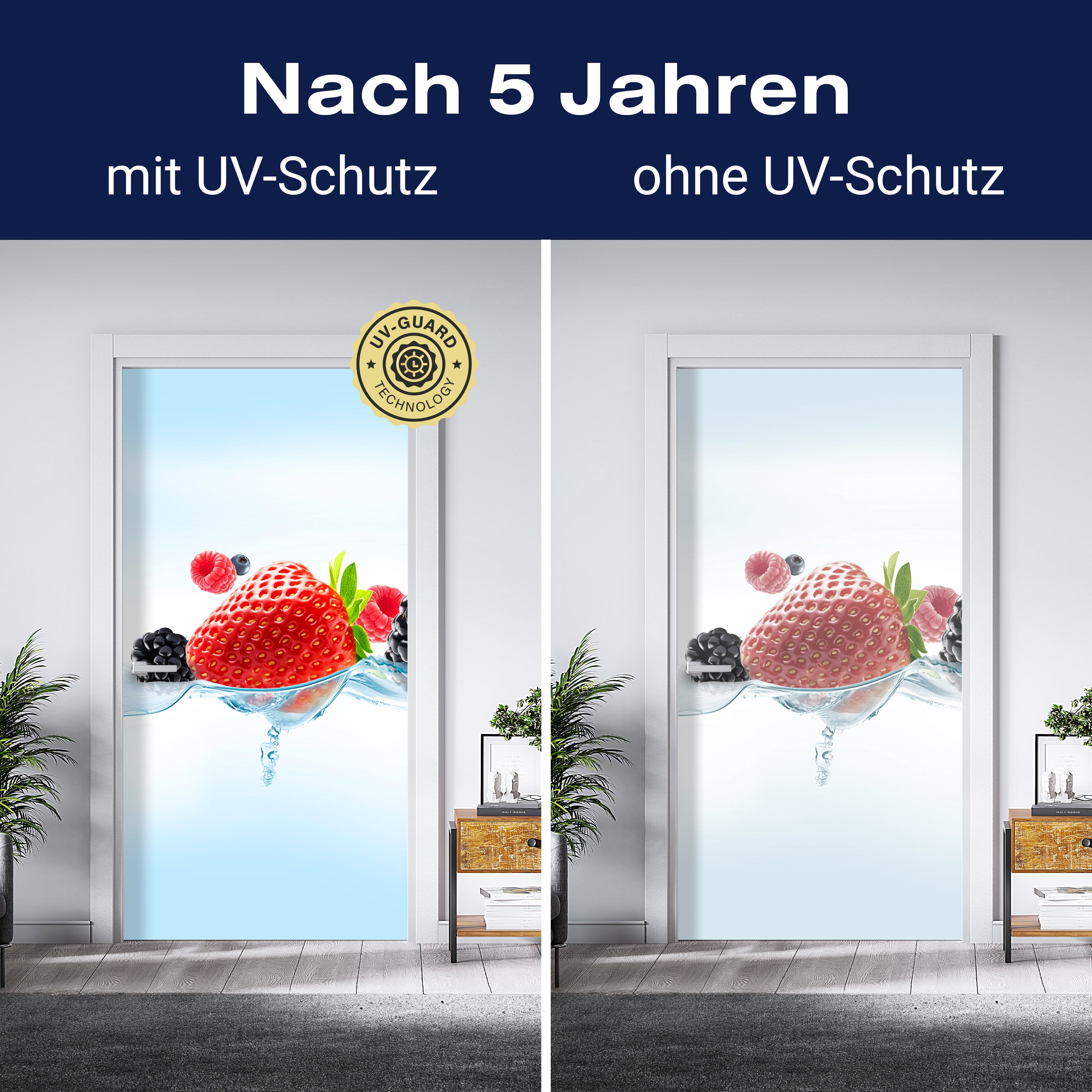 Türtapete Close up Blick frische Beeren M0737 - Bild 4 Türtapete Close up Blick frische Beeren M0737 - Bild 4