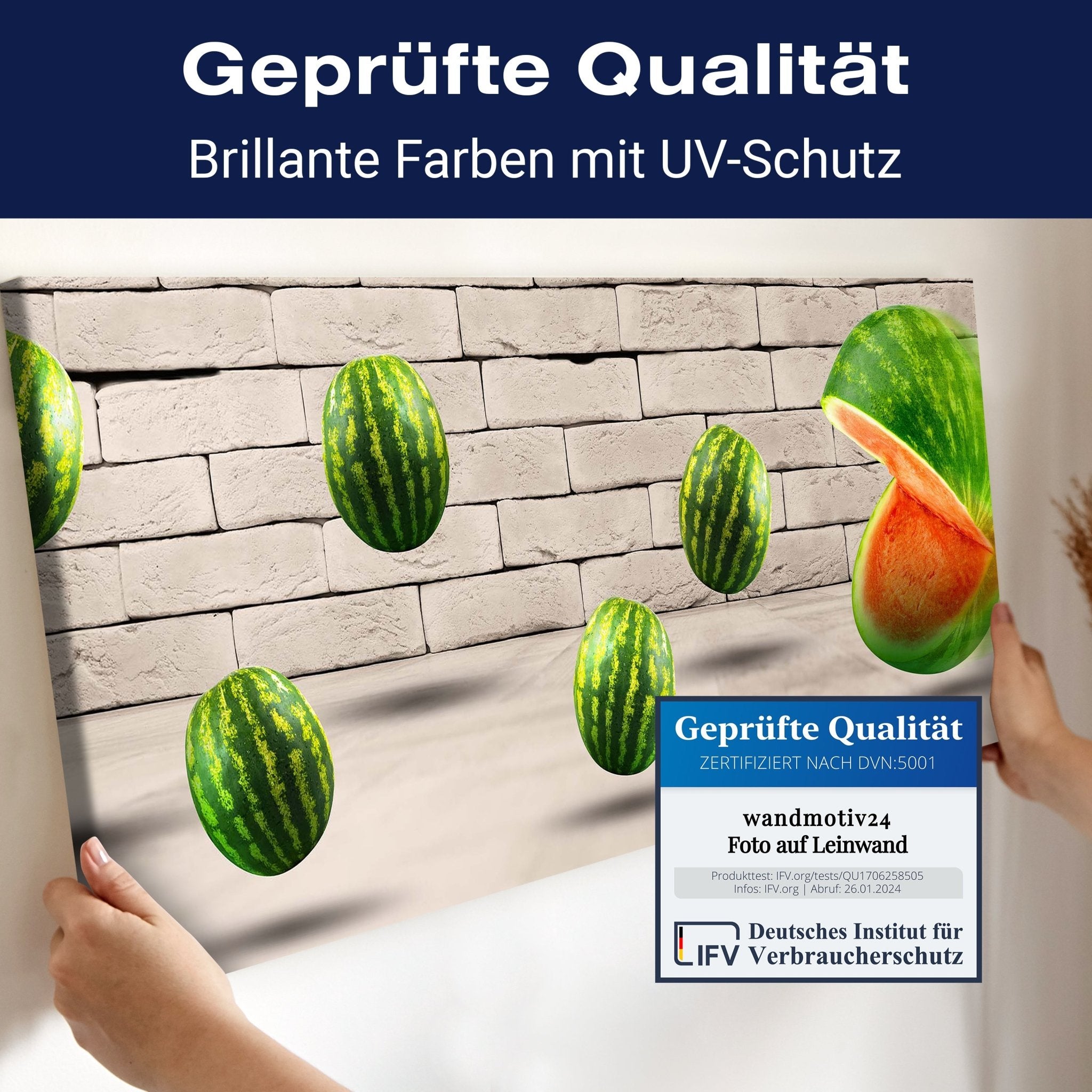 Leinwandbild Pac - Melone M0739 kaufen - Bild 4 Leinwandbild Pac - Melone M0739 kaufen - Bild 4