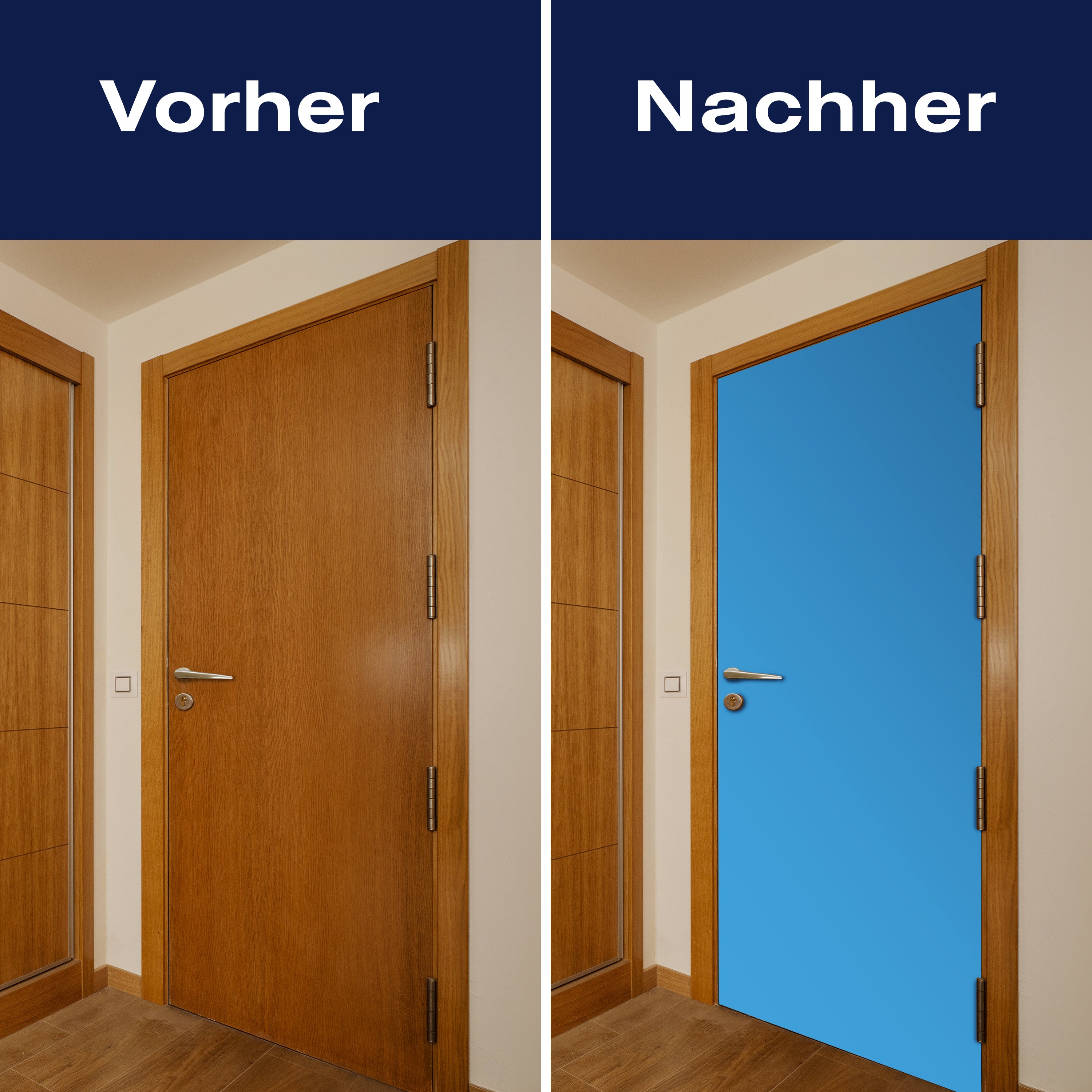 Türtapete einfarbig Hellblau M0744 - Bild 10 Türtapete einfarbig Hellblau M0744 - Bild 10