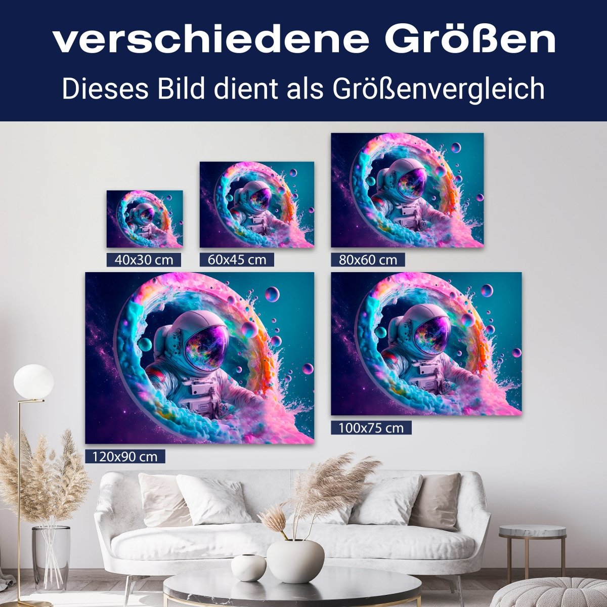 Leinwandbild Digital Art, Astronaut, Querformat M0748 kaufen - Bild 8 Leinwandbild Digital Art, Astronaut, Querformat M0748 kaufen - Bild 8