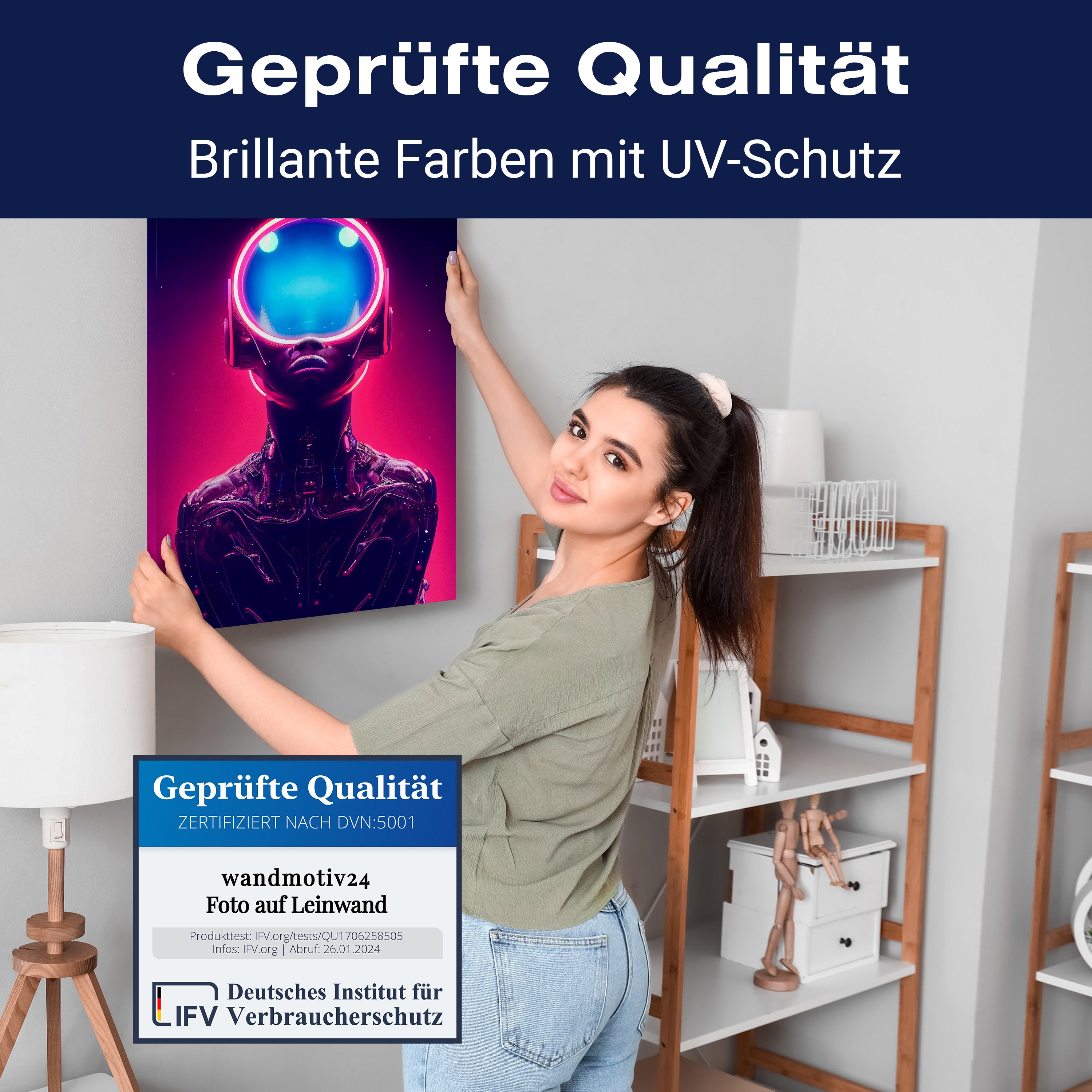 Leinwandbild Gaming, Roboter, Hochformat M0750 kaufen - Bild 4 Leinwandbild Gaming, Roboter, Hochformat M0750 kaufen - Bild 4