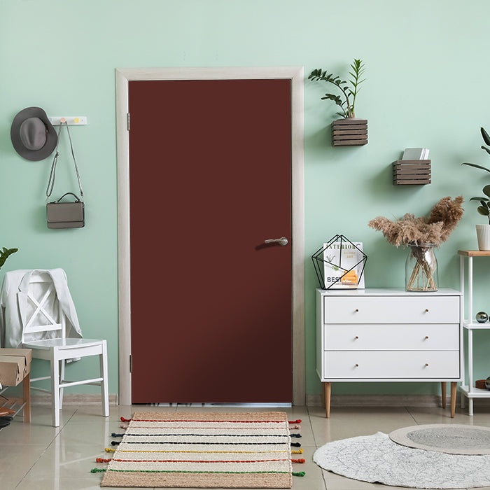 Türtapete einfarbig Braun M0751 - Bild 1 Türtapete einfarbig Braun M0751 - Bild 1