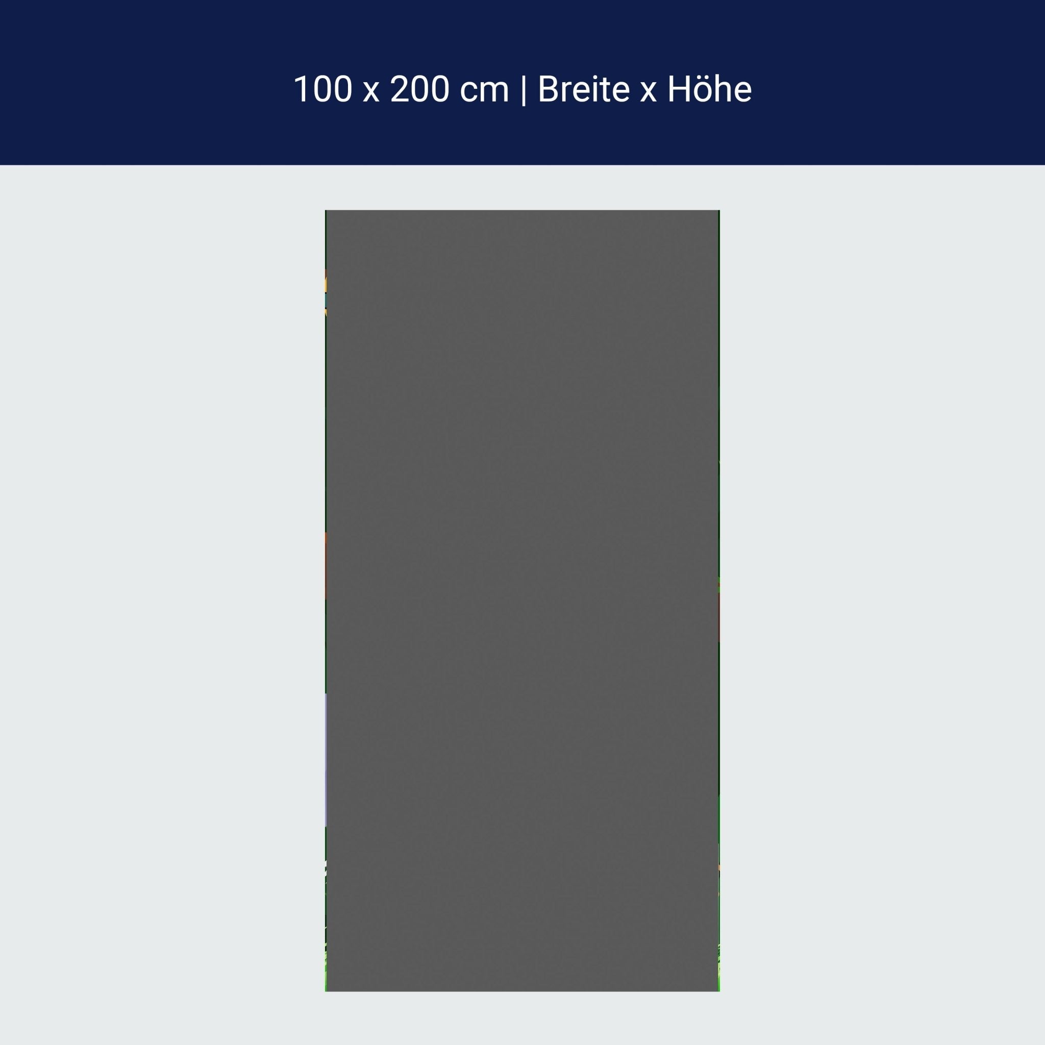 Türtapete einfarbig Dunkelgrau M0753 Türtapete einfarbig Dunkelgrau M0753