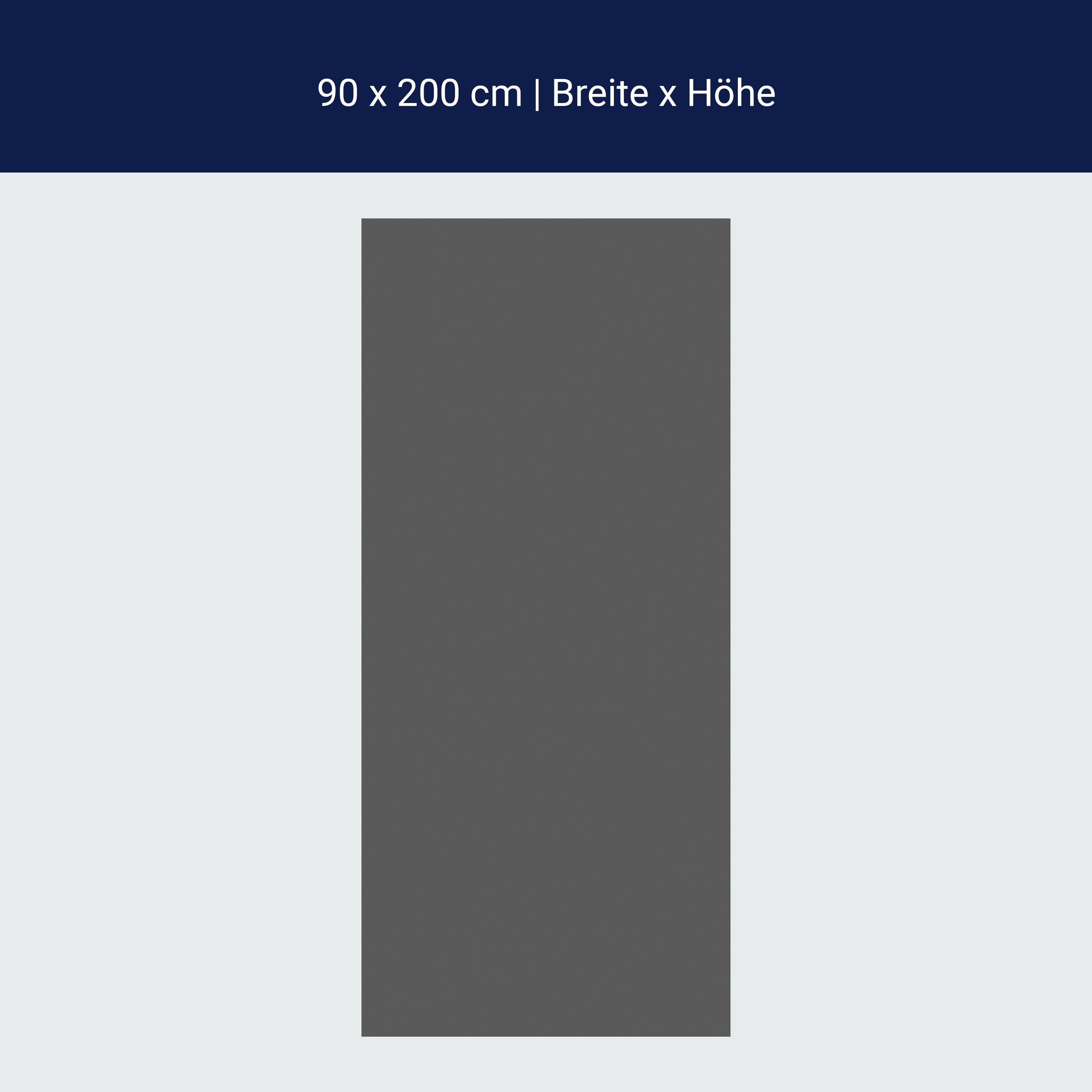 Türtapete einfarbig Dunkelgrau M0753 Türtapete einfarbig Dunkelgrau M0753