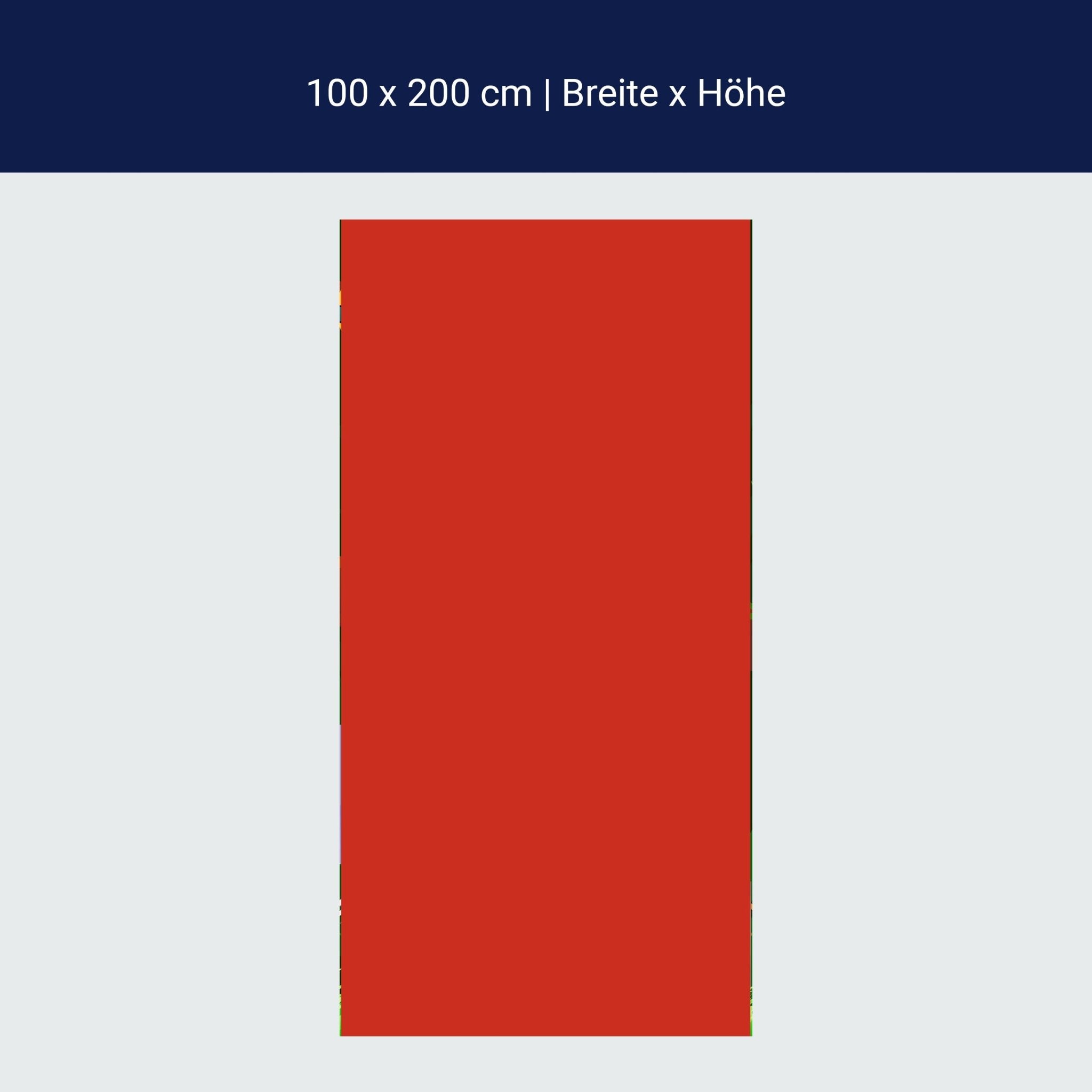 Türtapete einfarbig Rot M0754 Türtapete einfarbig Rot M0754