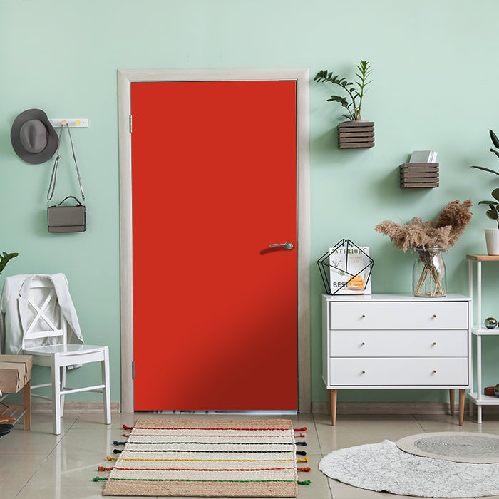 Türtapete einfarbig Rot M0754 - Bild 1 Türtapete einfarbig Rot M0754 - Bild 1