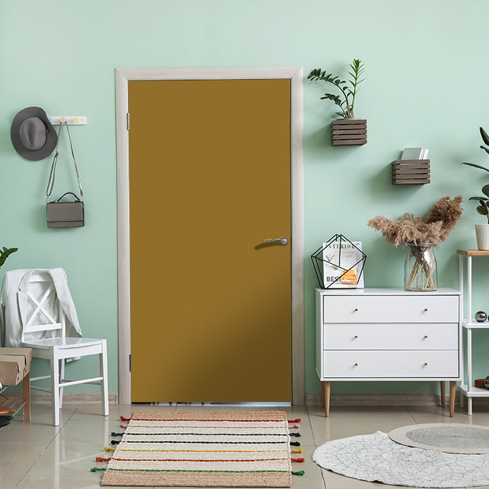 Türtapete einfarbig Gold M0757 - Bild 1 Türtapete einfarbig Gold M0757 - Bild 1