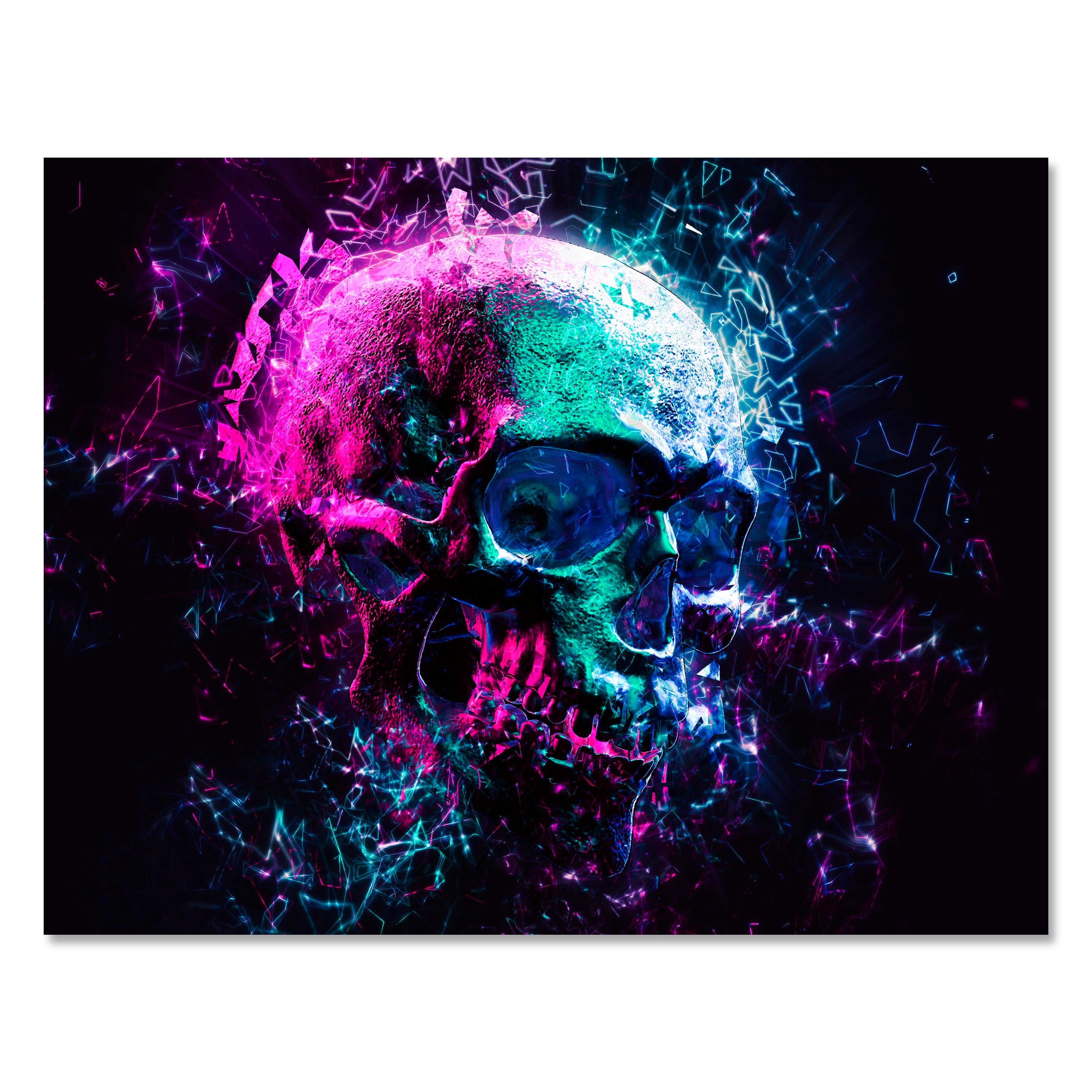 Leinwandbild Digital Art, Totenkopf, Querformat M0759 kaufen - Bild 1 Leinwandbild Digital Art, Totenkopf, Querformat M0759 kaufen - Bild 1