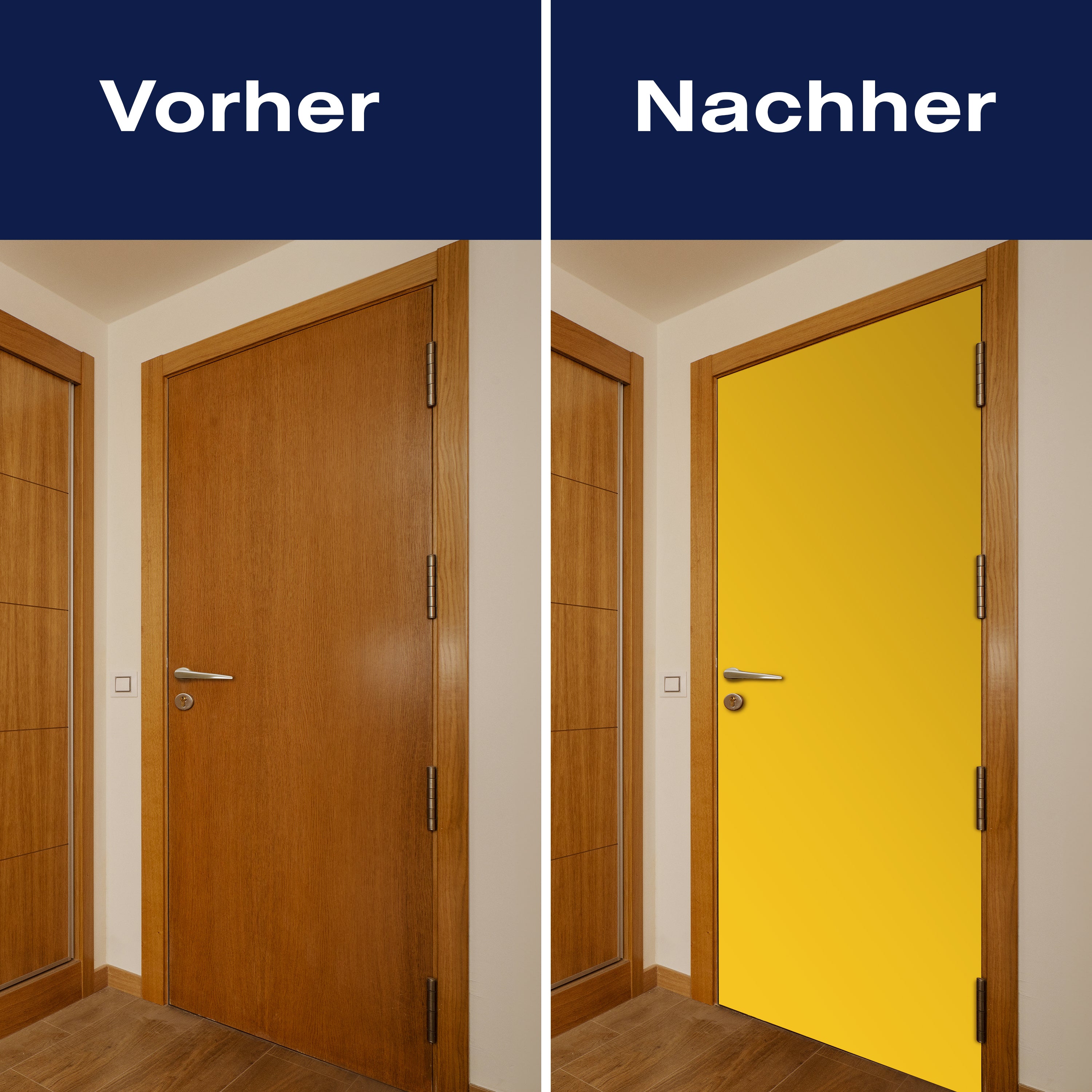 Türtapete einfarbig Goldgelb M0759 - Bild 10 Türtapete einfarbig Goldgelb M0759 - Bild 10