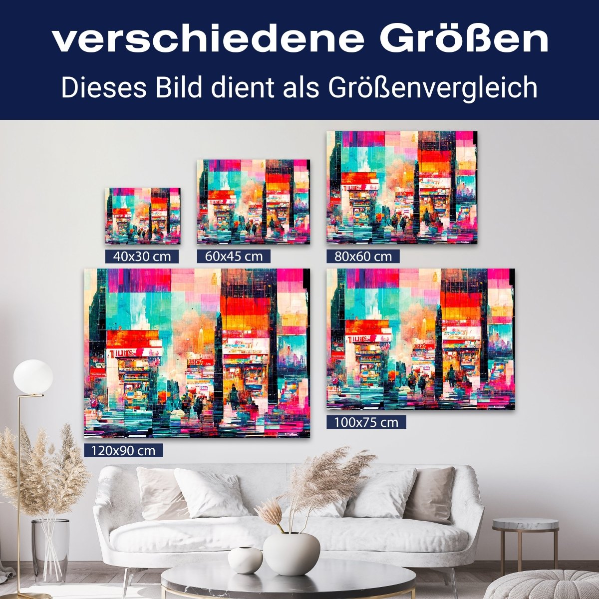 Leinwandbild Kunst und Gemälde, Gebäude Abtrakt, Querformat M0762 kaufen - Bild 8 Leinwandbild Kunst und Gemälde, Gebäude Abtrakt, Querformat M0762 kaufen - Bild 8