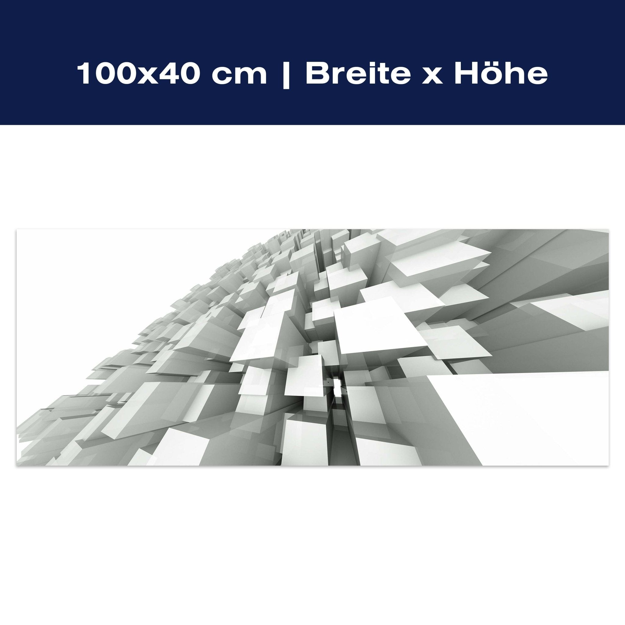 Leinwandbild 3D-Hintergrund mit quadratischen Strukturen M0766 Leinwandbild 3D-Hintergrund mit quadratischen Strukturen M0766